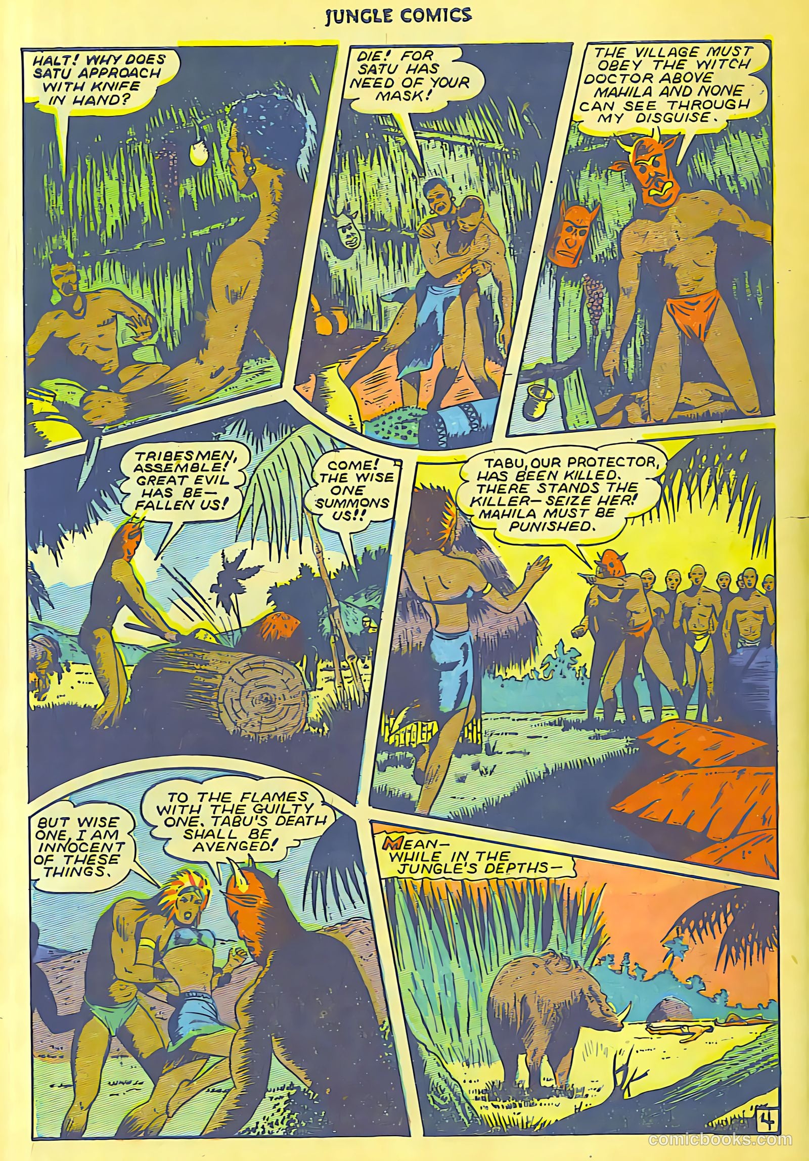 Jungle Comics #72 (1945) — page 28 of 36
