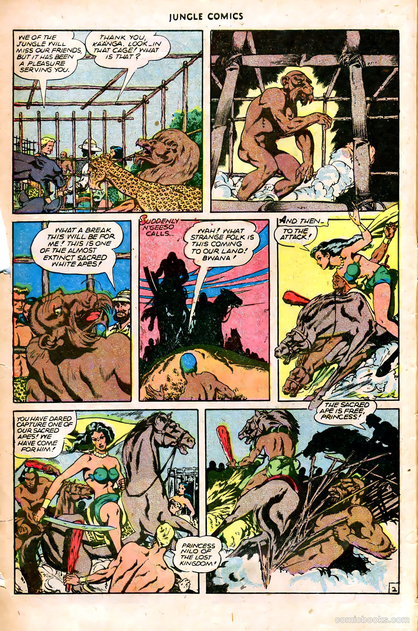 Jungle Comics #73 (1946) — page 4 of 36