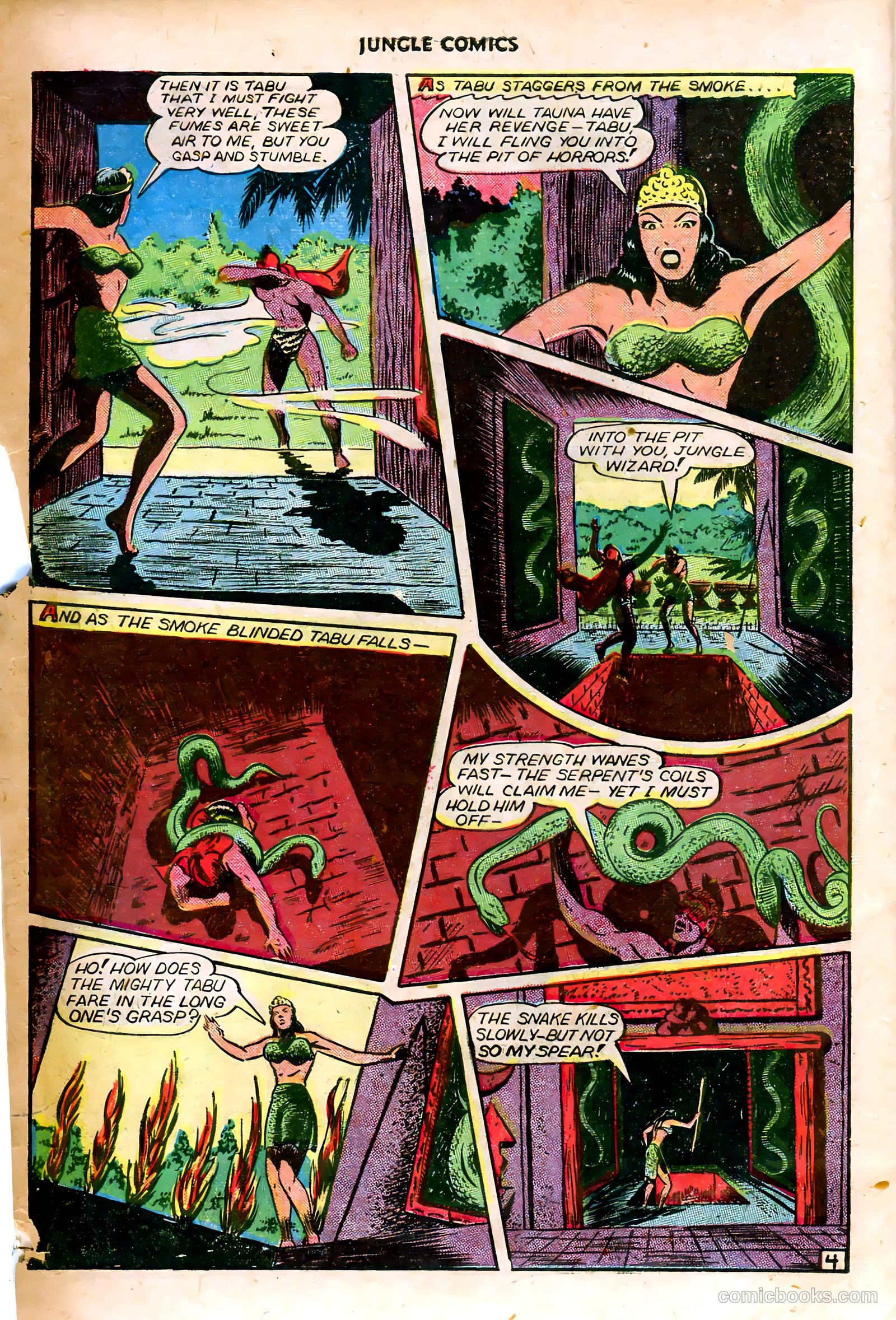 Jungle Comics #73 (1946) — page 28 of 36