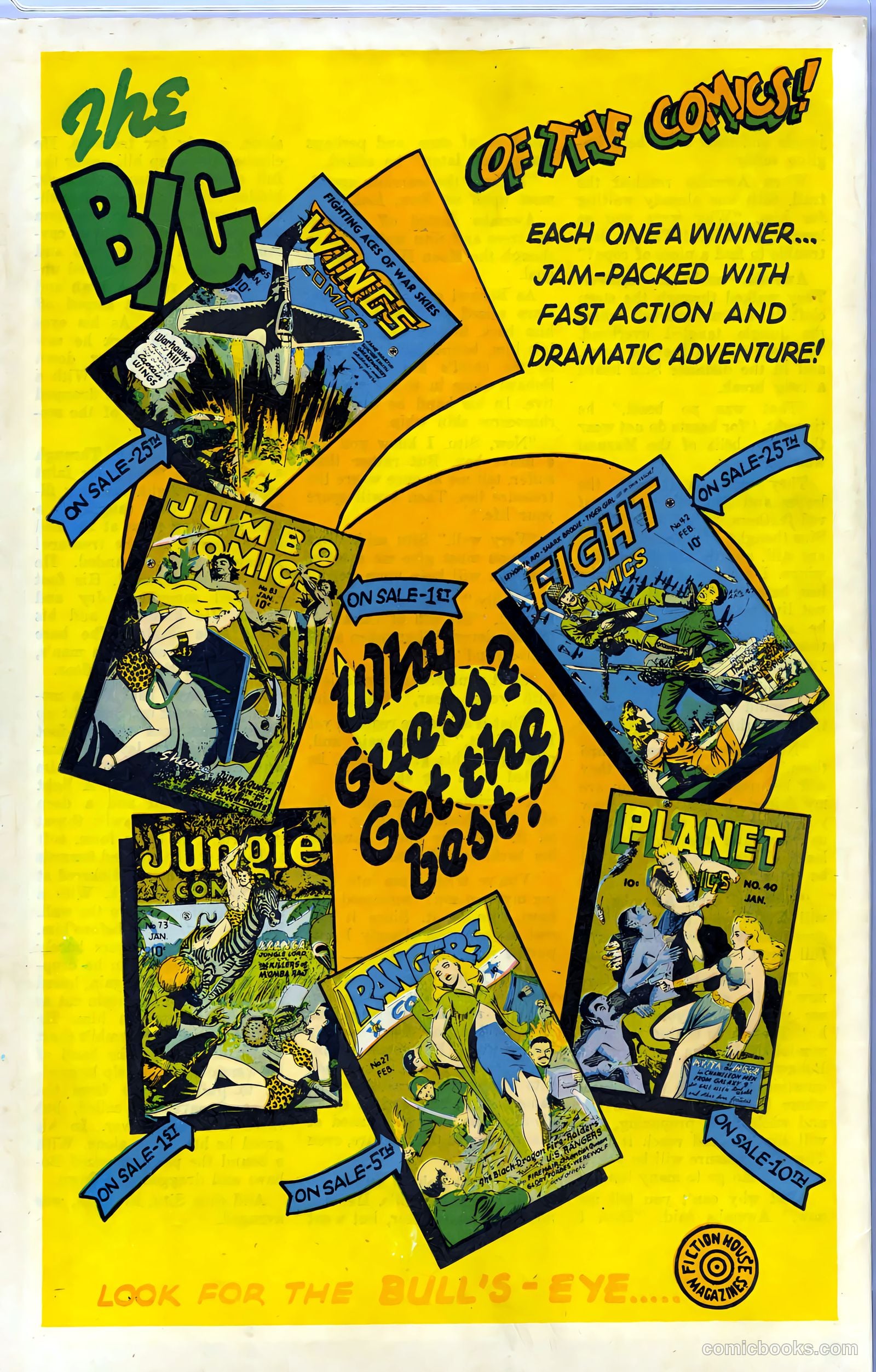 Jungle Comics #73 (1946) — page 36 of 36