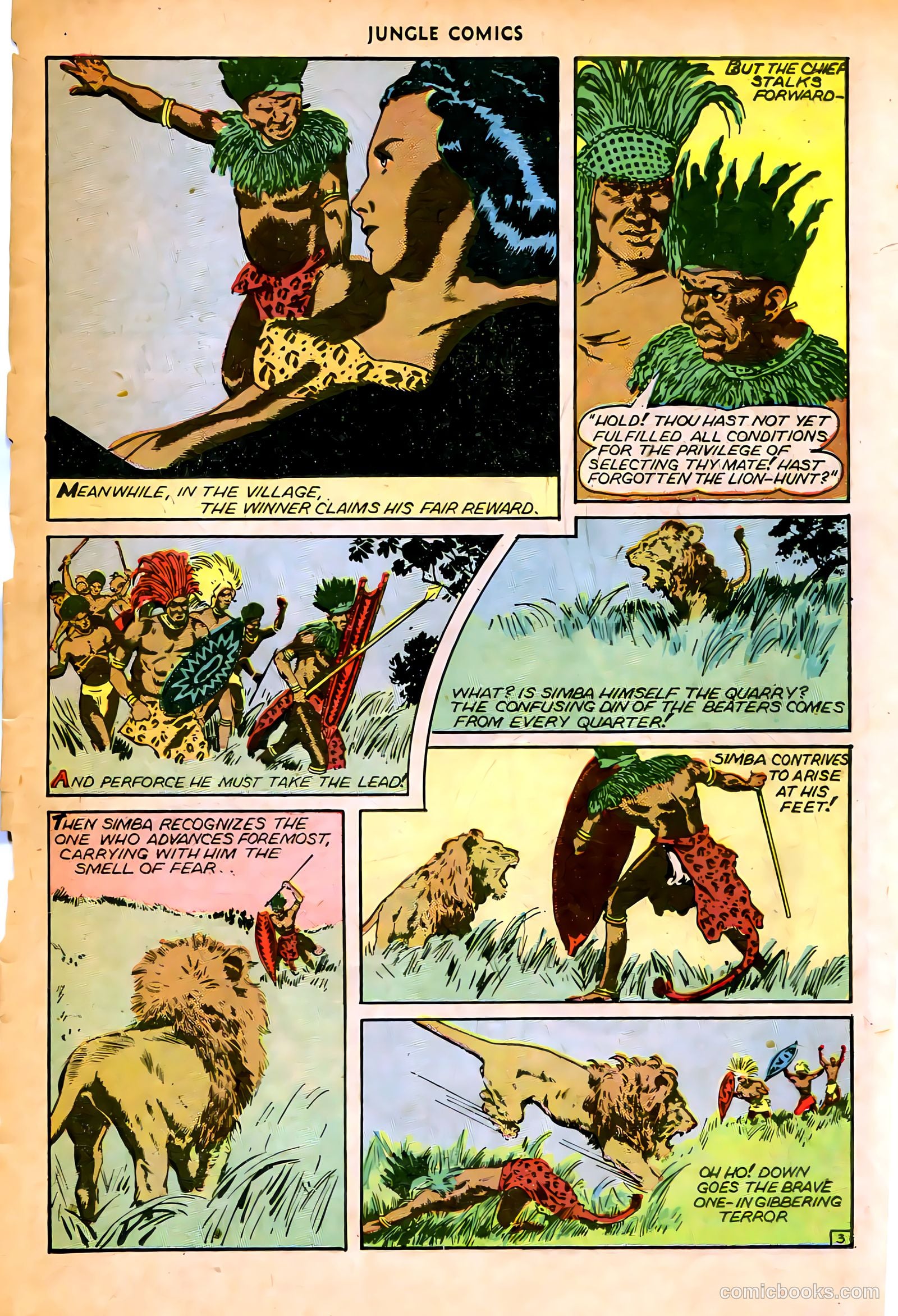 Jungle Comics #74 (1946) — page 16 of 53