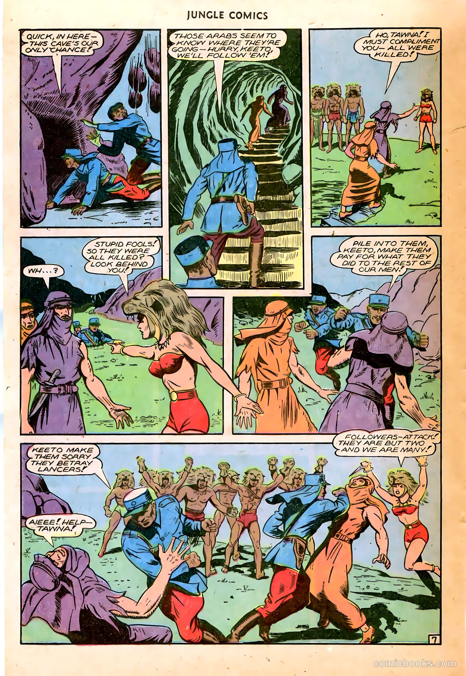 Jungle Comics #74 (1946) — page 35 of 53