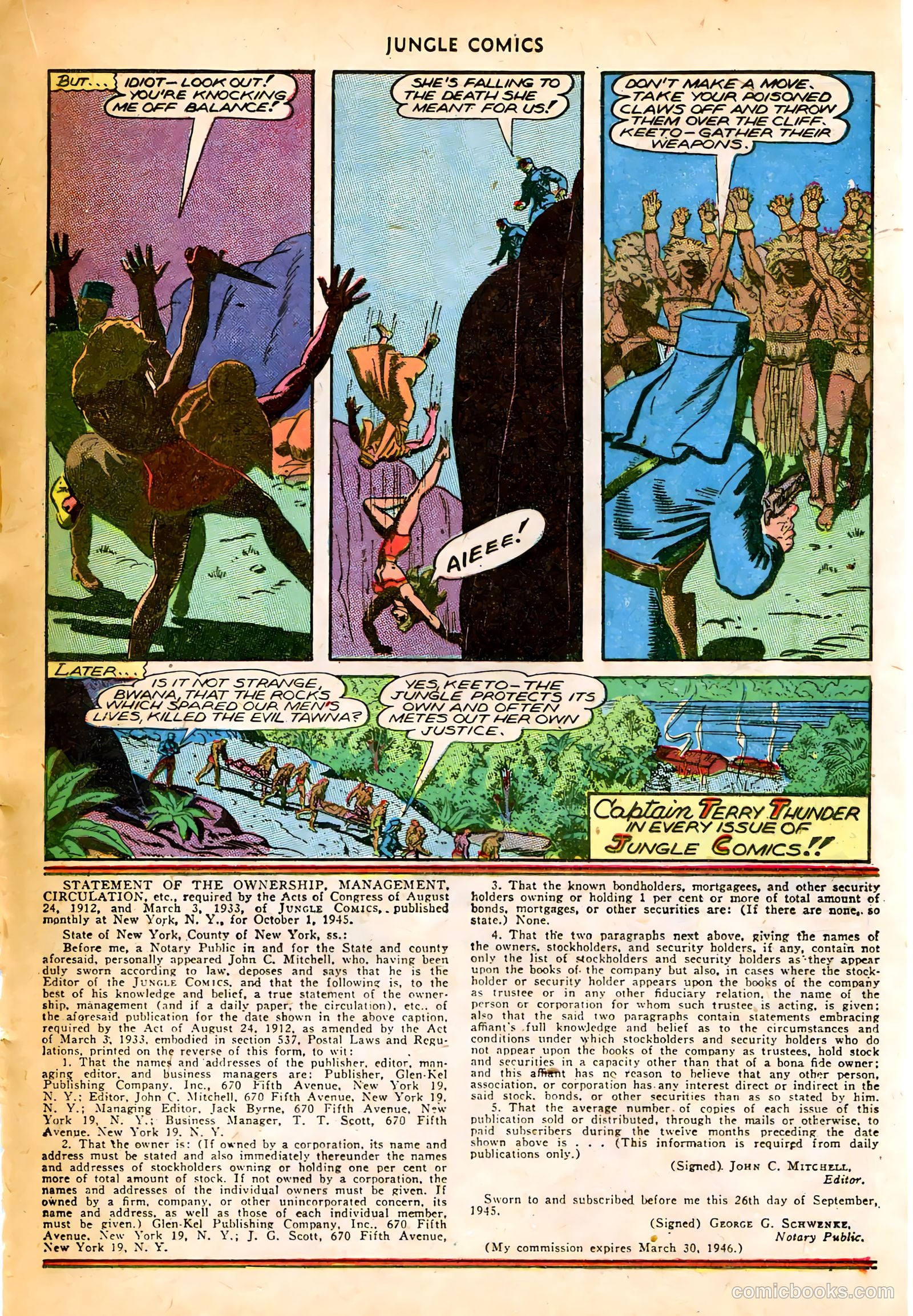 Jungle Comics #74 (1946) — page 36 of 53