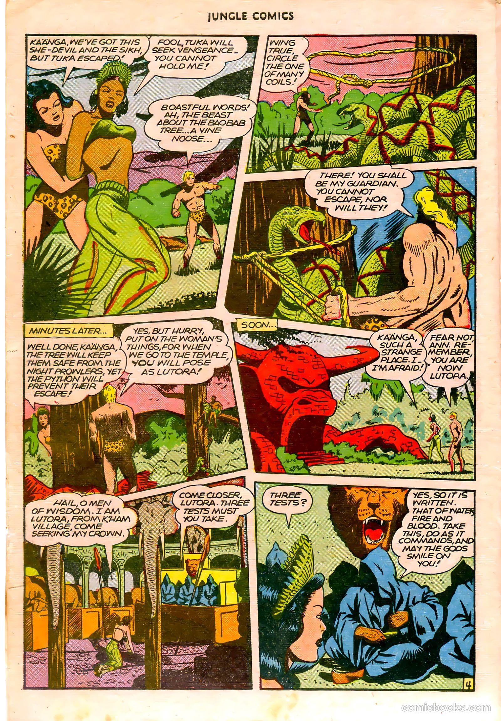 Jungle Comics #75 (1946) — page 6 of 52