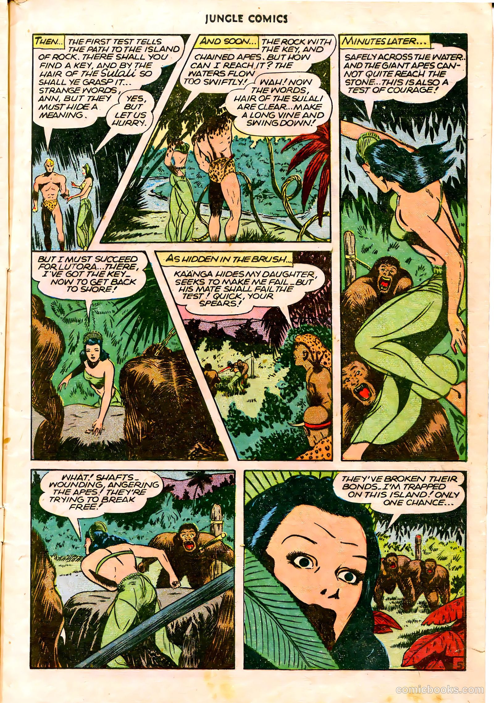 Jungle Comics #75 (1946) — page 7 of 52