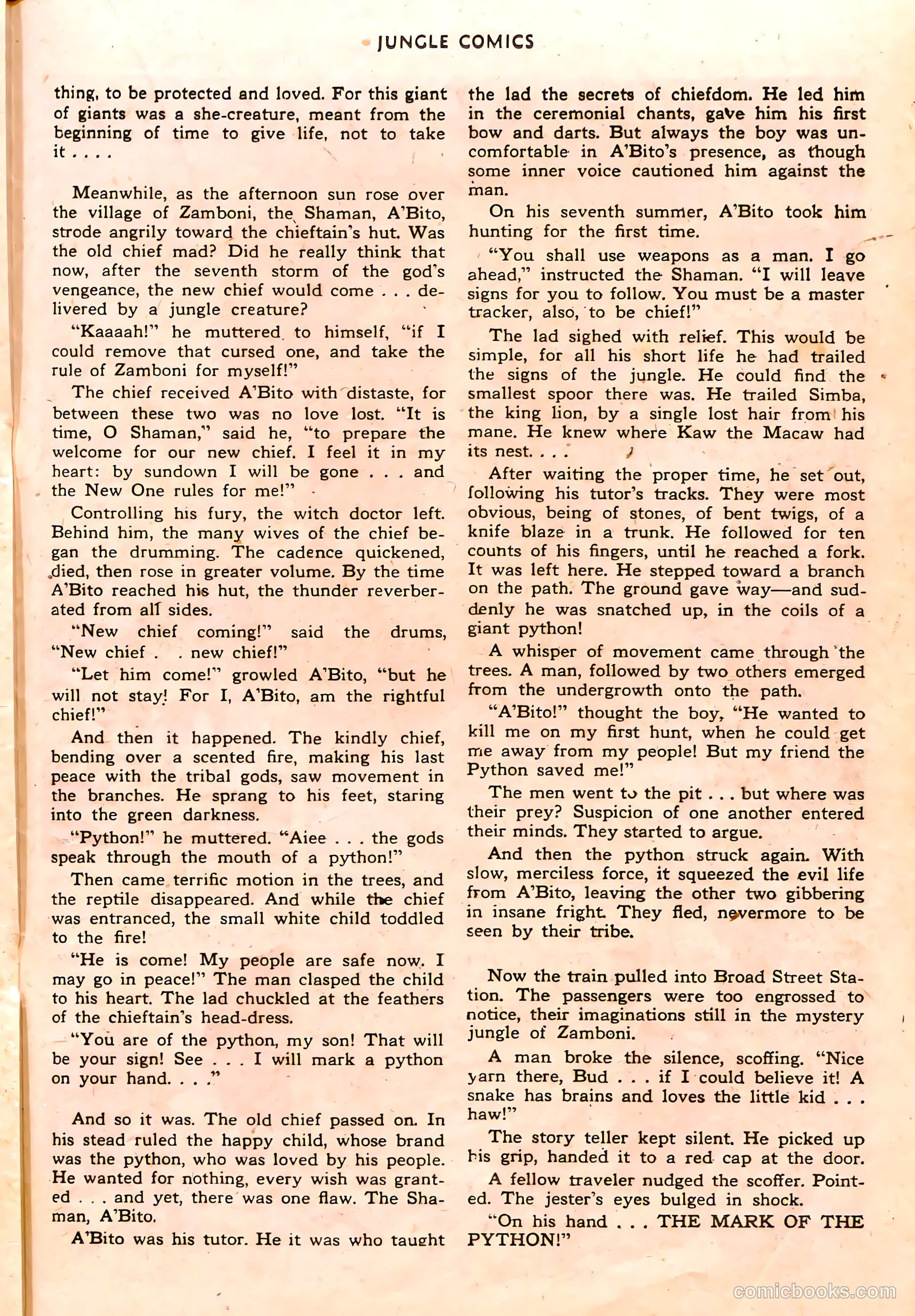 Jungle Comics #75 (1946) — page 29 of 52