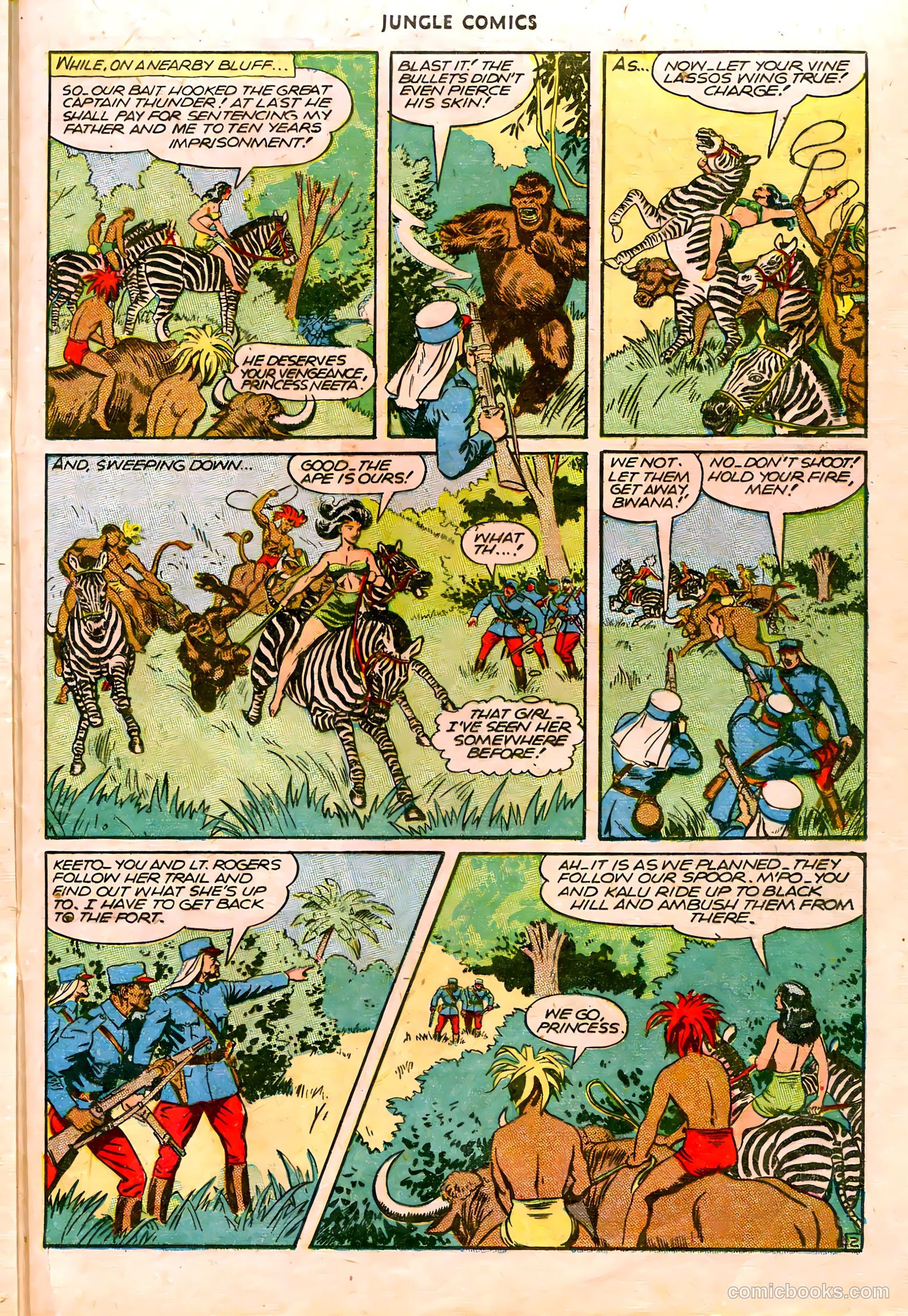 Jungle Comics #75 (1946) — page 31 of 52