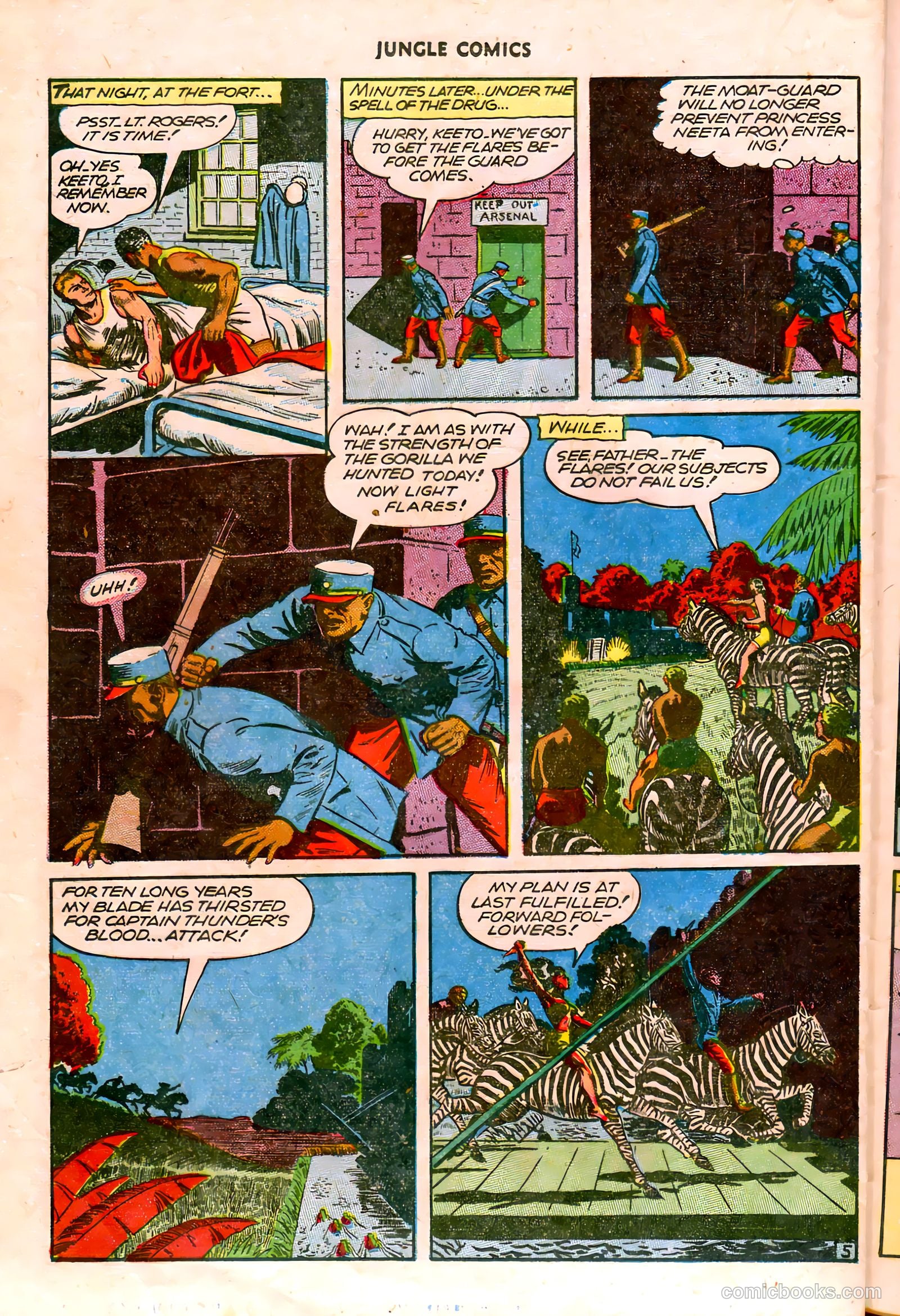Jungle Comics #75 (1946) — page 34 of 52