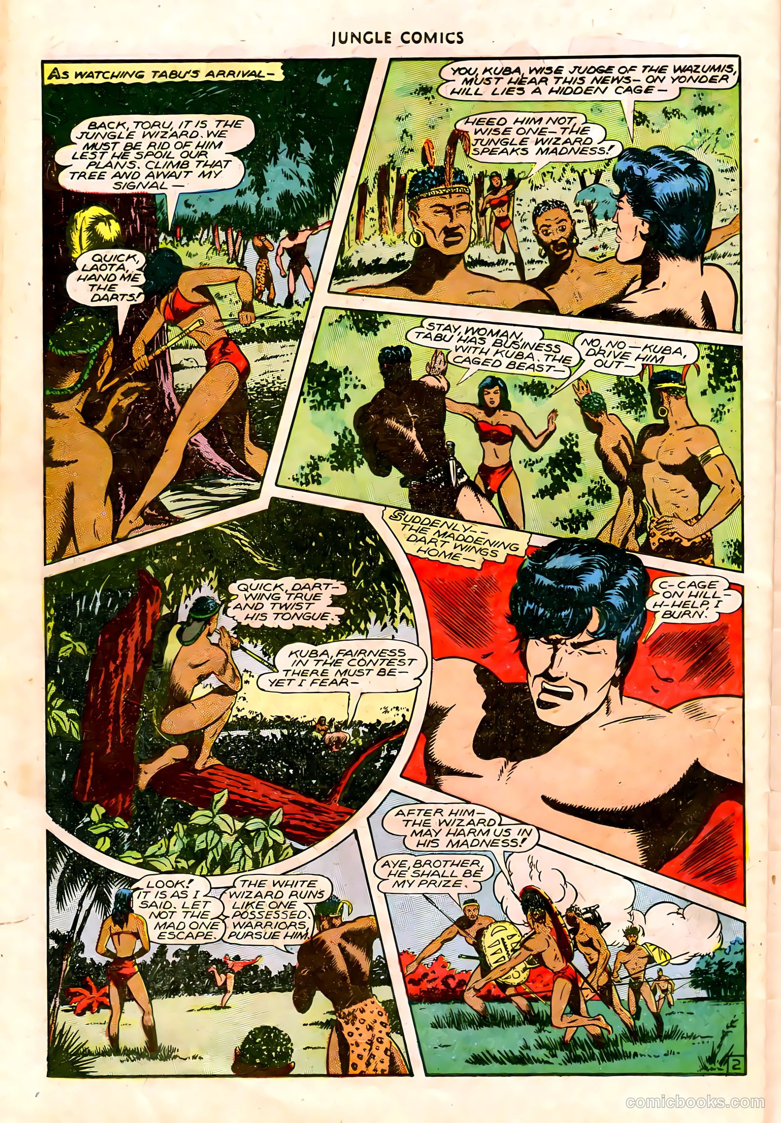 Jungle Comics #75 (1946) — page 38 of 52