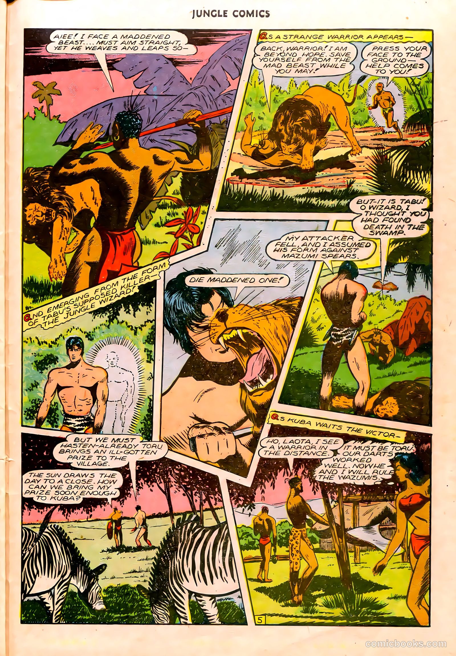 Jungle Comics #75 (1946) — page 41 of 52
