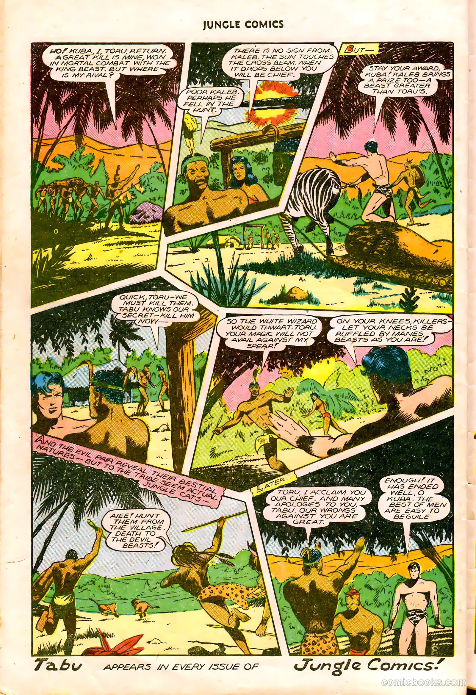 Jungle Comics #75 (1946) — page 42 of 52