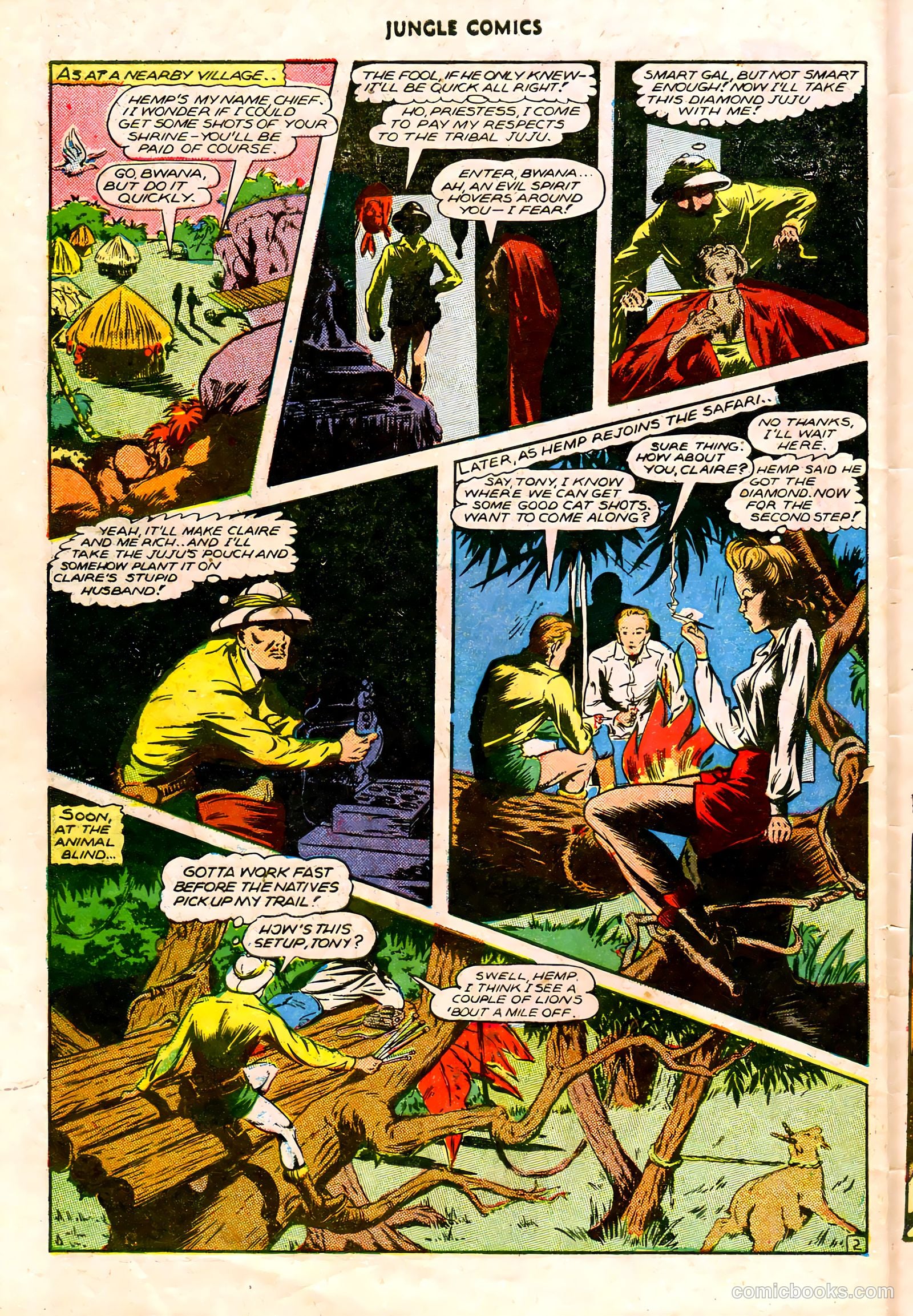 Jungle Comics #75 (1946) — page 44 of 52