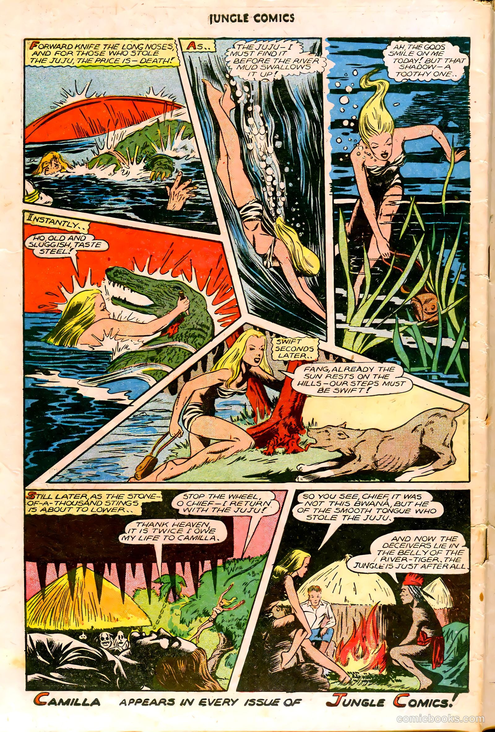 Jungle Comics #75 (1946) — page 50 of 52