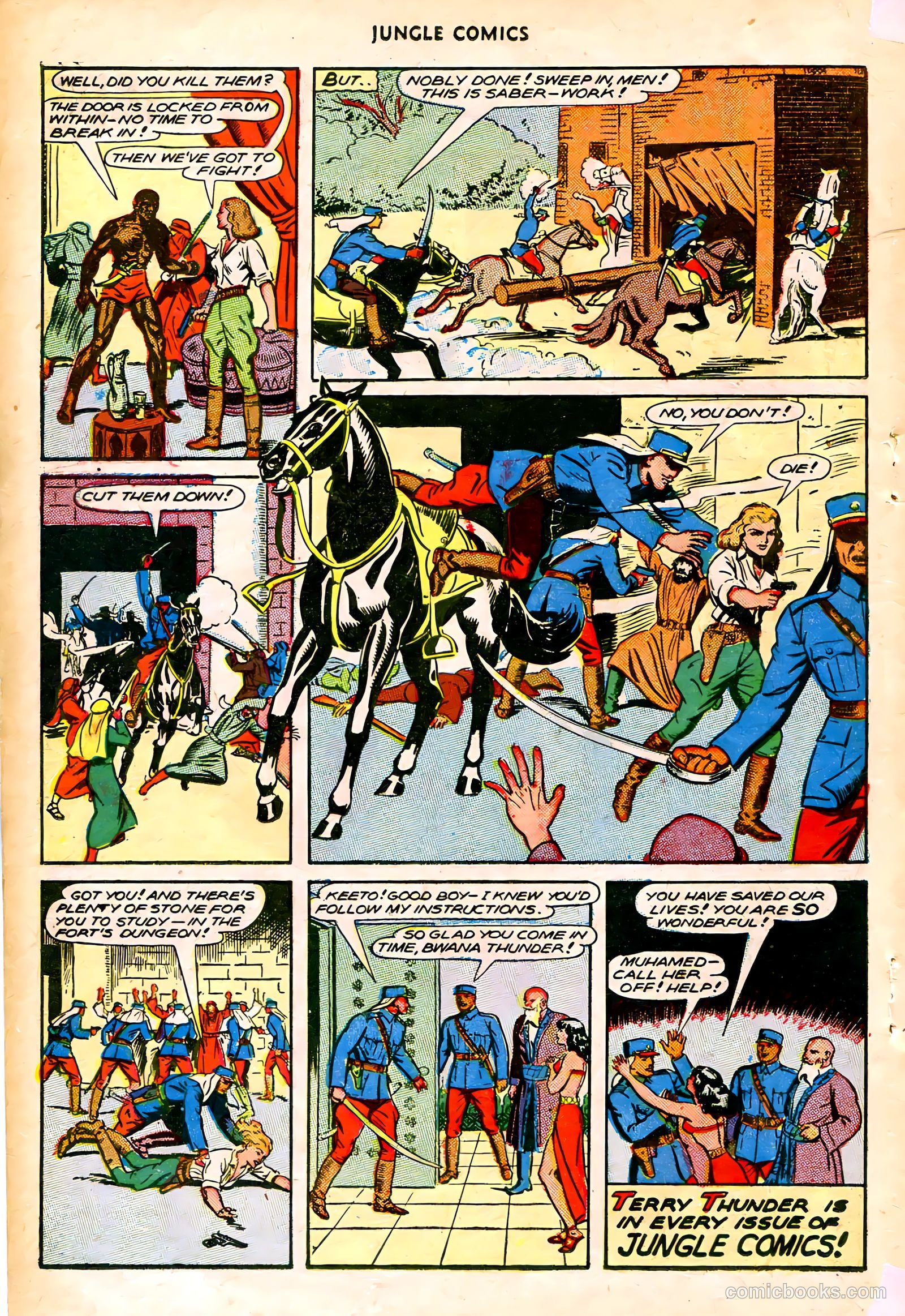 Jungle Comics #76 (1946) — page 33 of 53