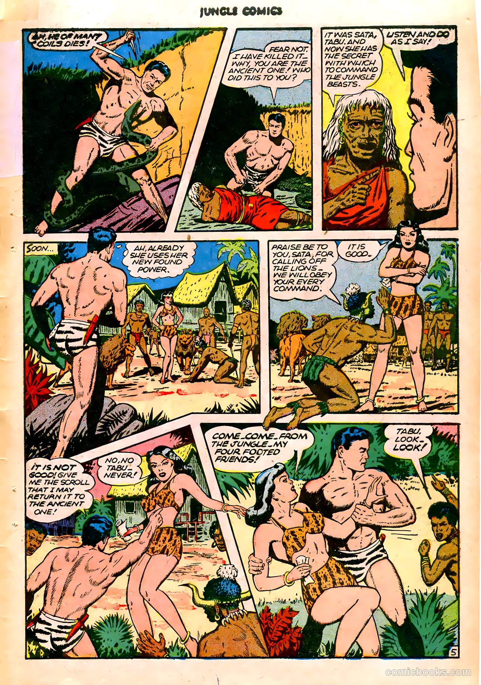 Jungle Comics #76 (1946) — page 40 of 53