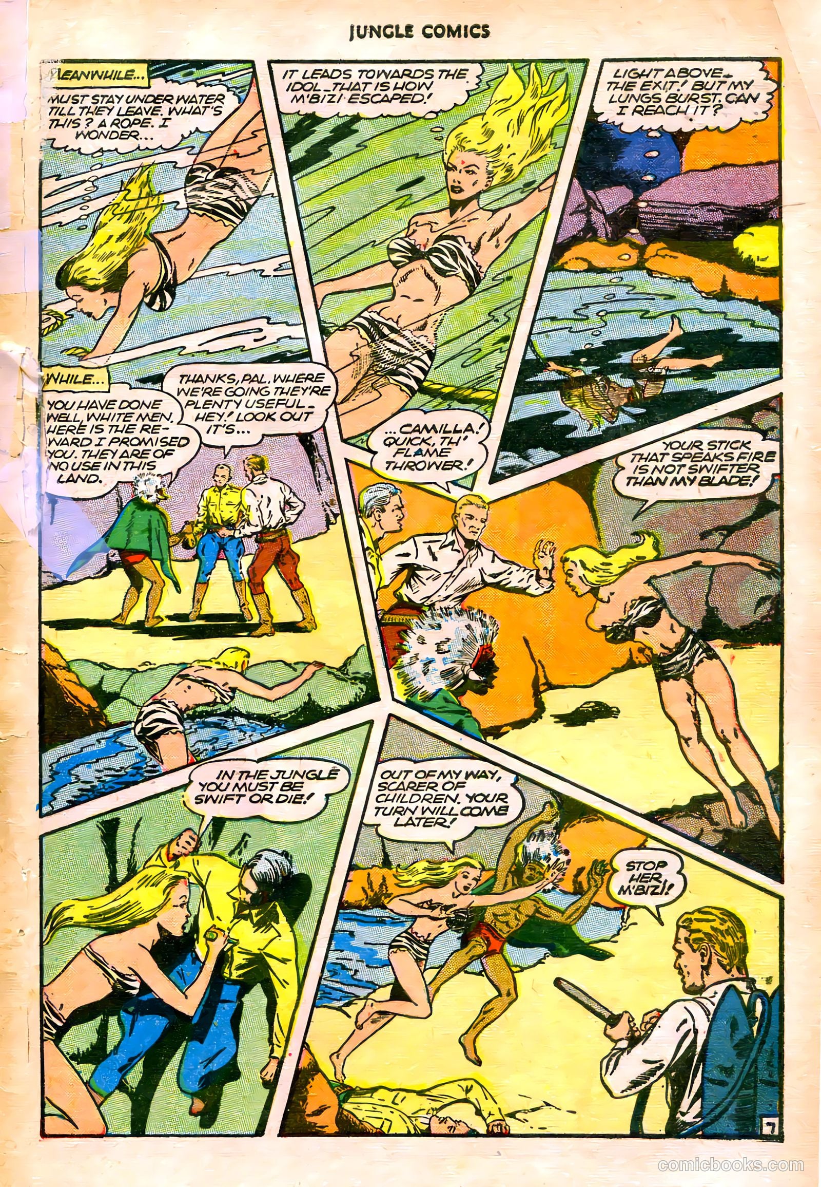 Jungle Comics #76 (1946) — page 50 of 53