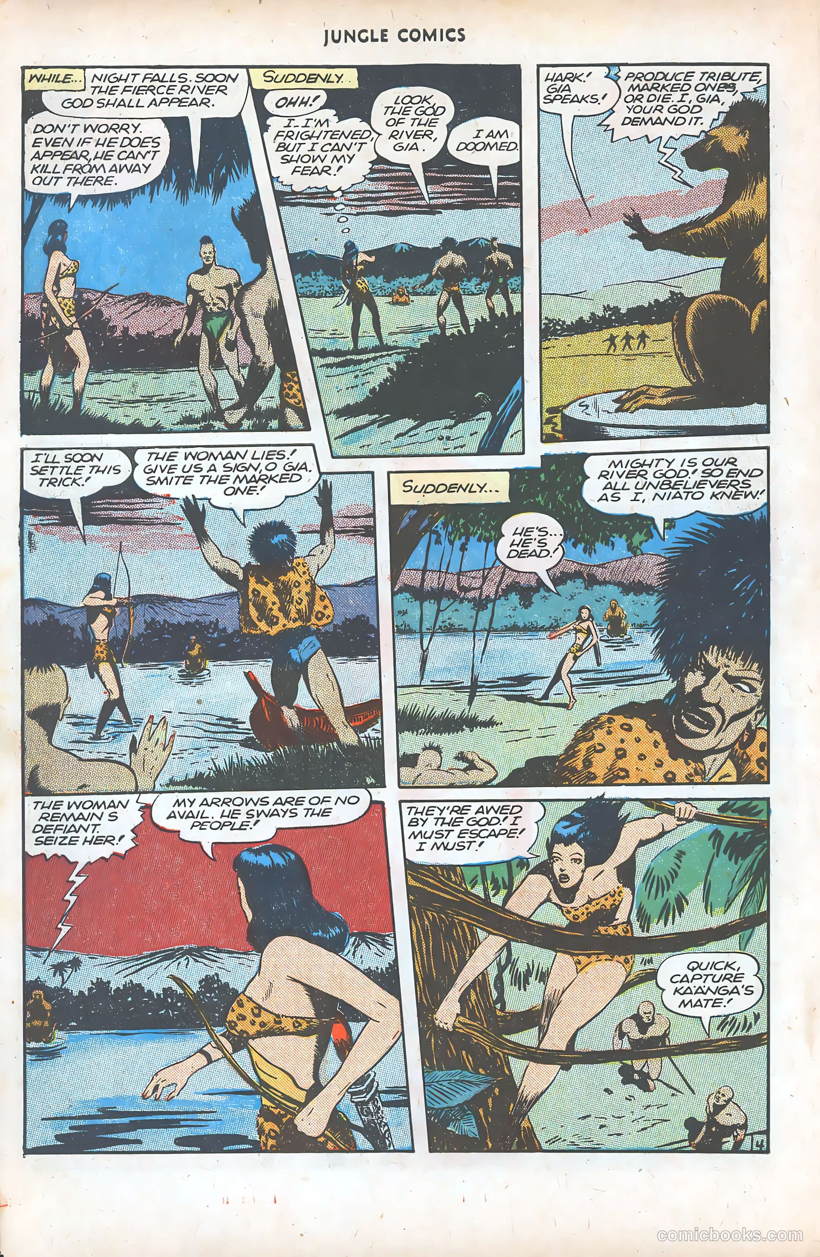 Jungle Comics #77 (1946) — page 7 of 53