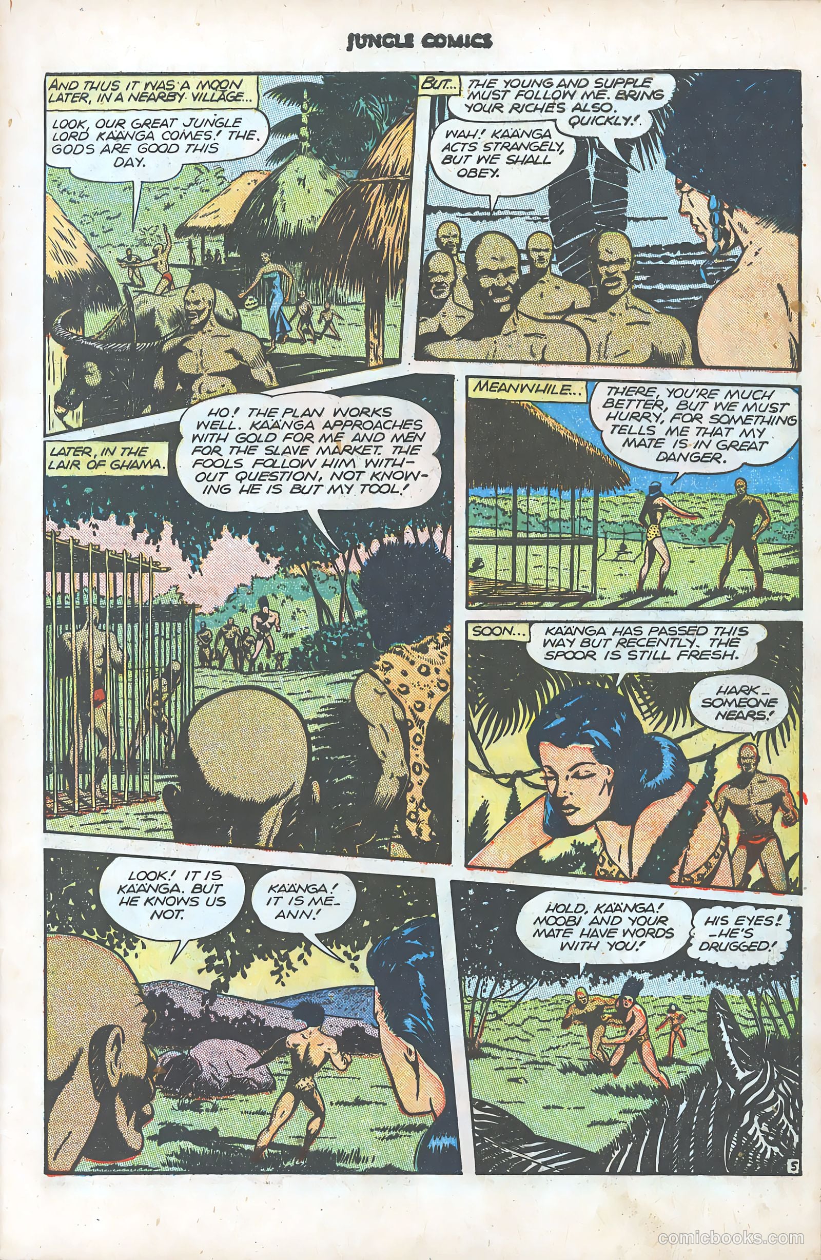 Jungle Comics #78 (1946) — page 7 of 52