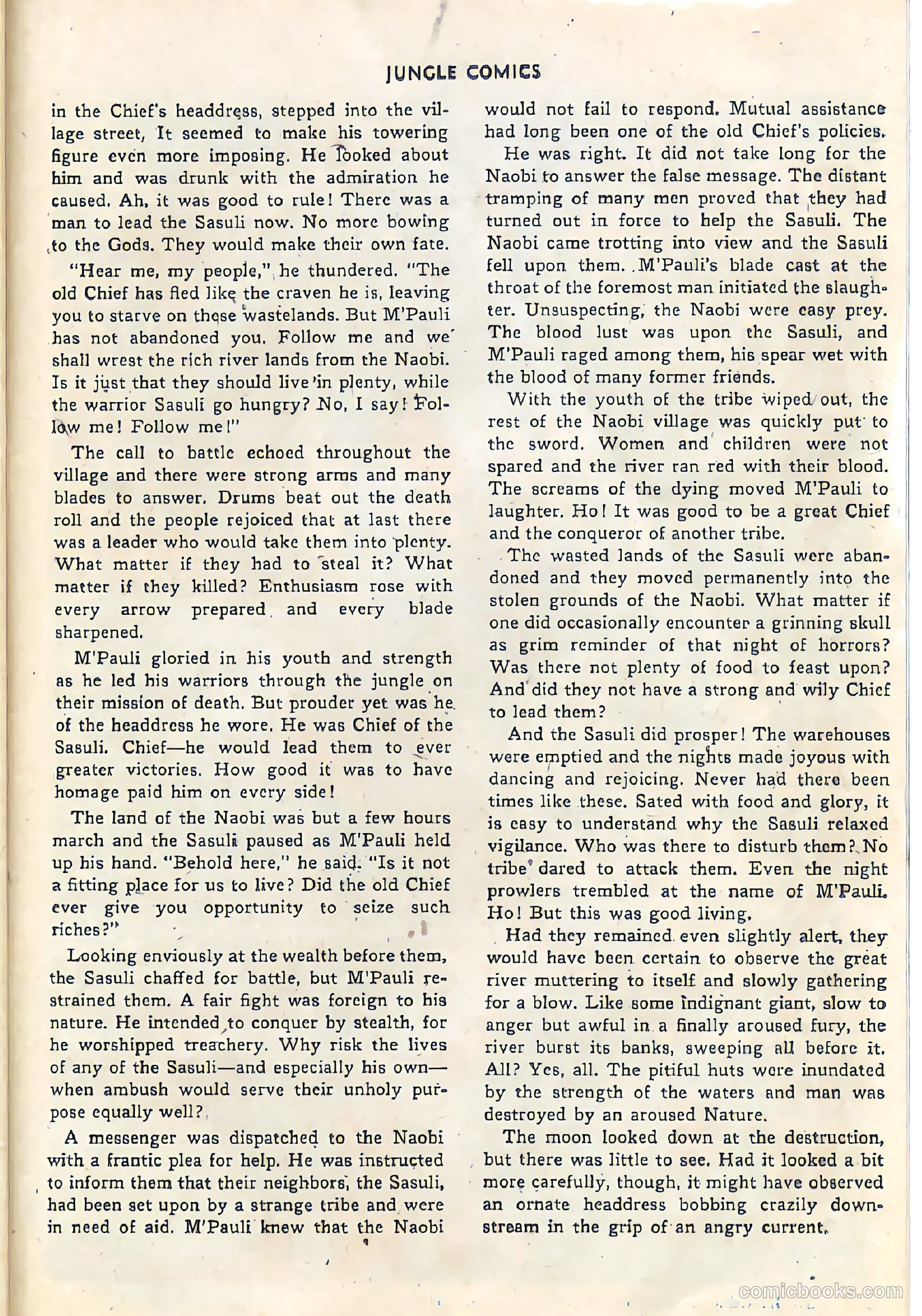 Jungle Comics #79 (1946) — page 36 of 53