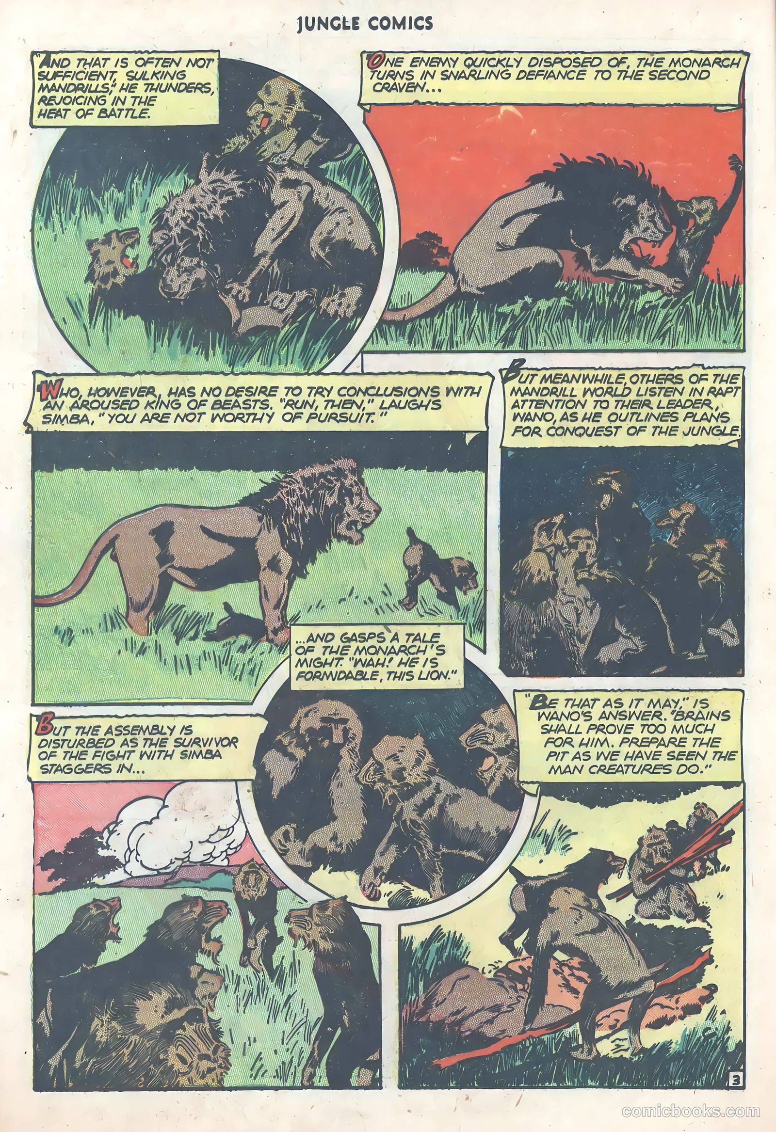 Jungle Comics #81 (1946) — page 16 of 53