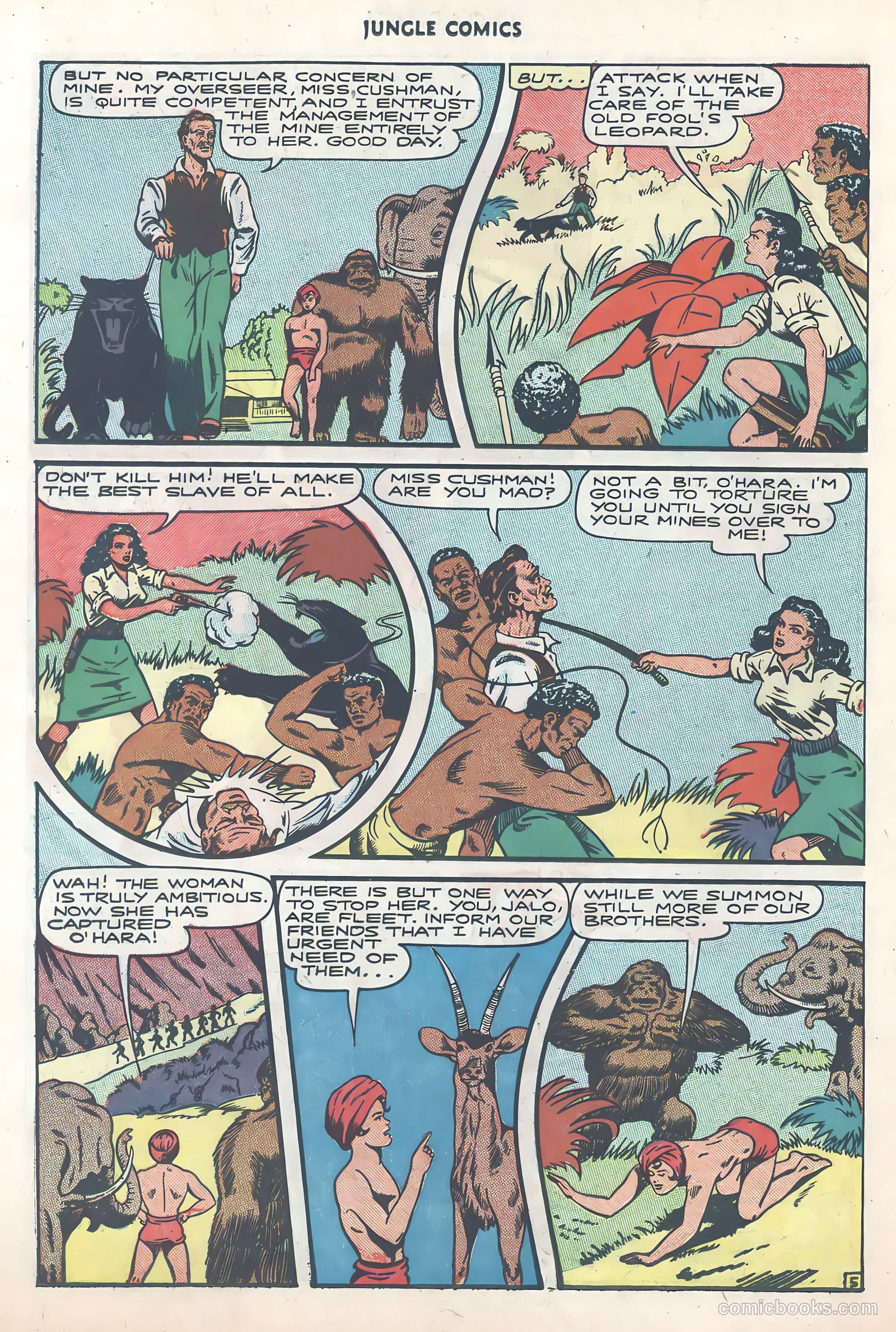 Jungle Comics #81 (1946) — page 32 of 53