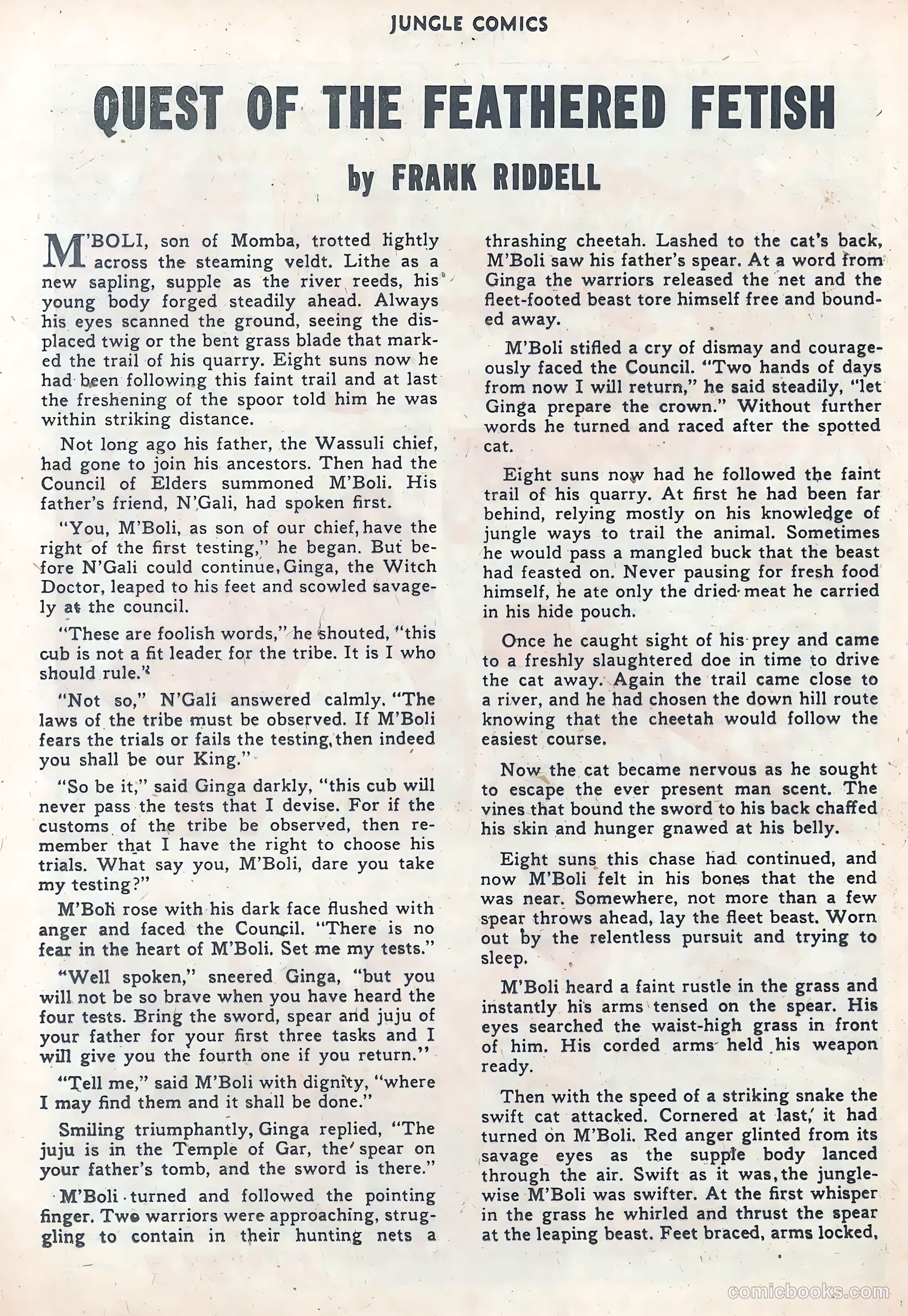 Jungle Comics #81 (1946) — page 34 of 53