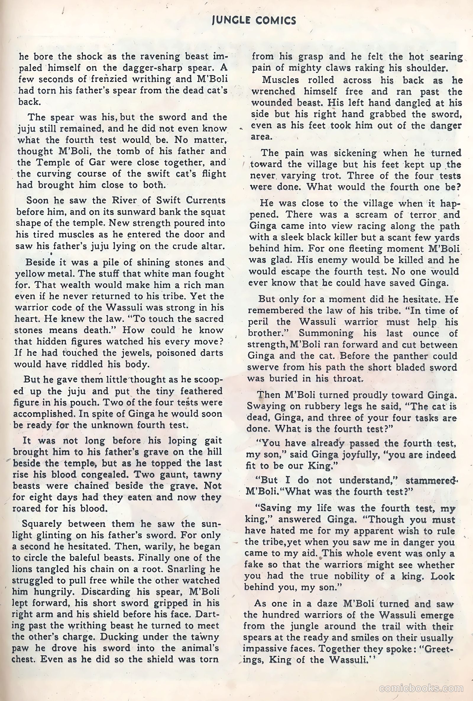 Jungle Comics #81 (1946) — page 35 of 53