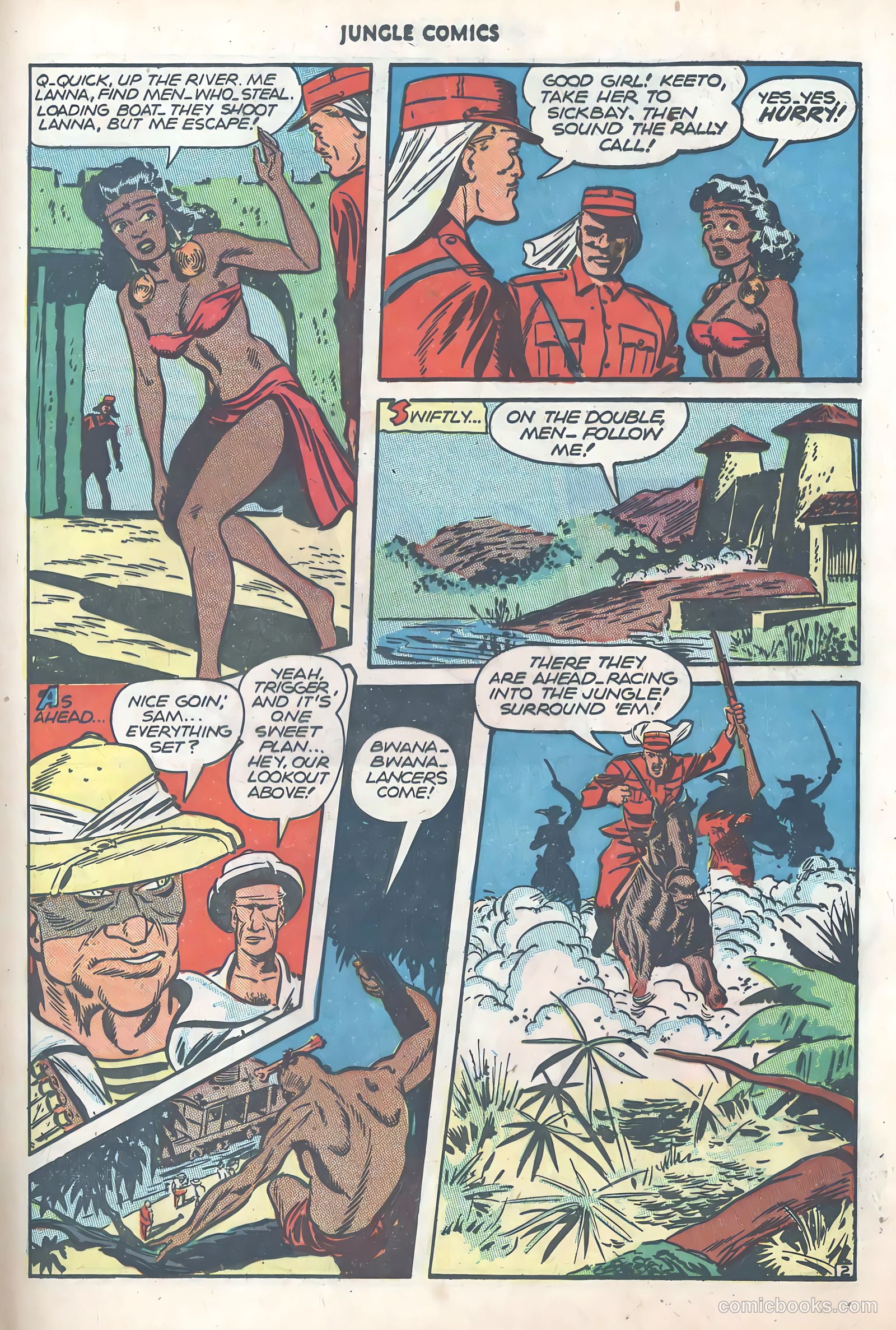 Jungle Comics #81 (1946) — page 37 of 53