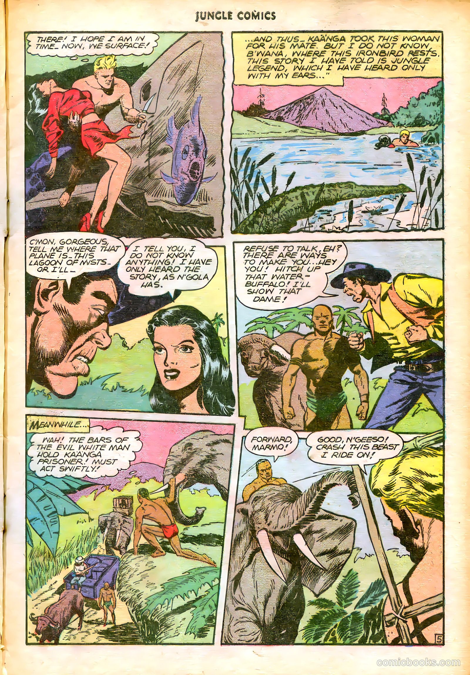 Jungle Comics #82 (1946) — page 7 of 52