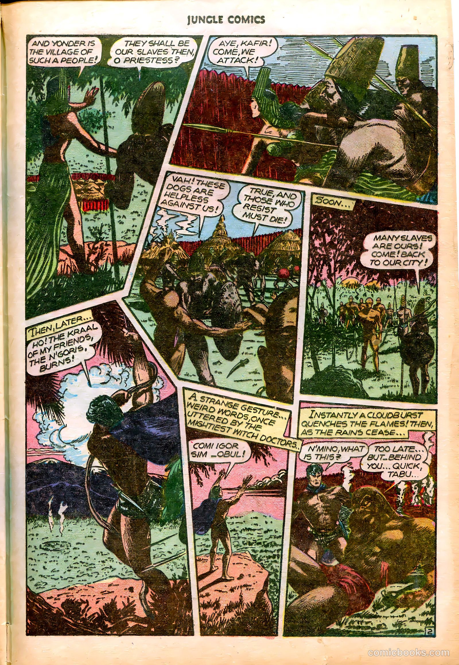 Jungle Comics #82 (1946) — page 37 of 52