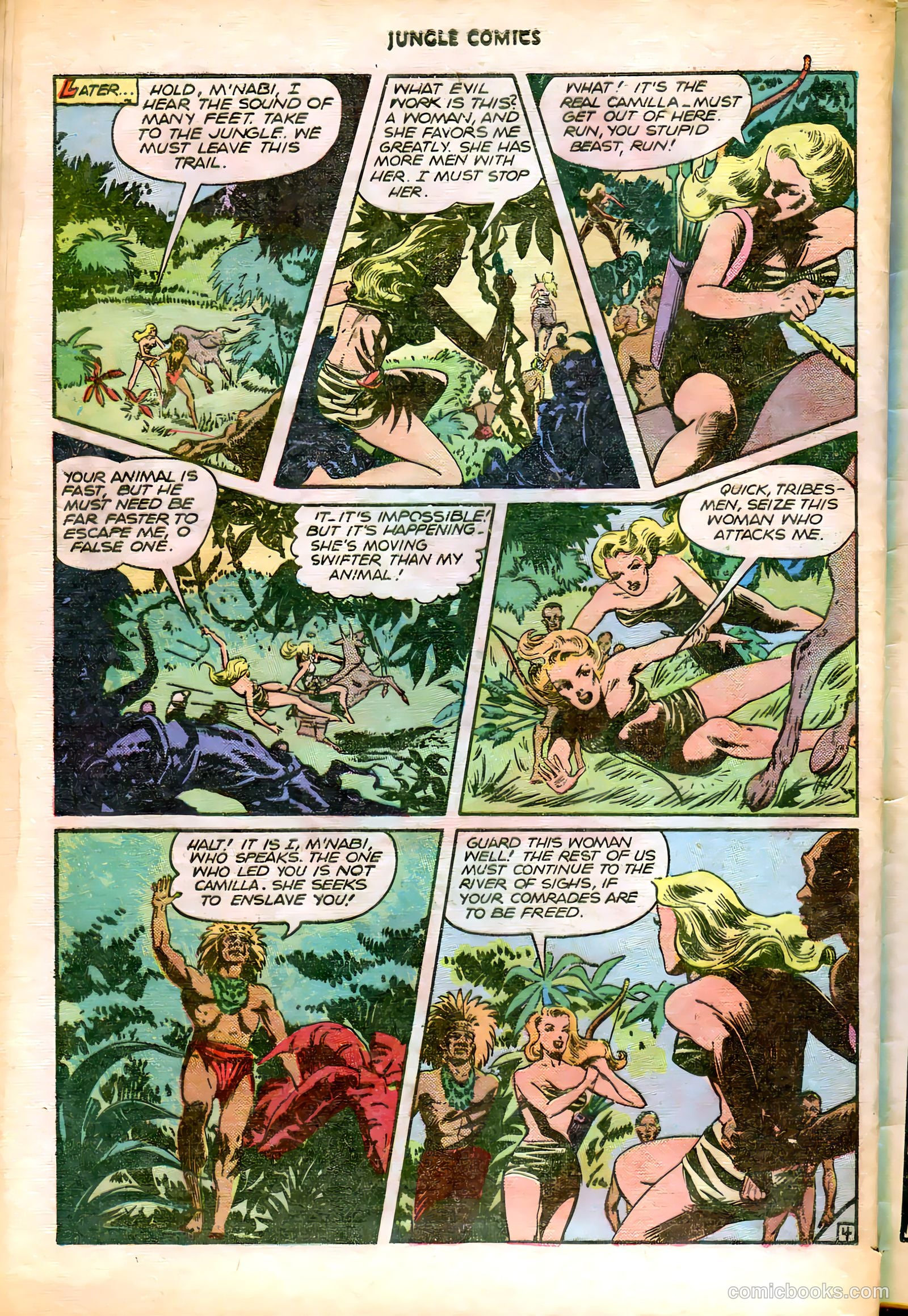 Jungle Comics #82 (1946) — page 46 of 52