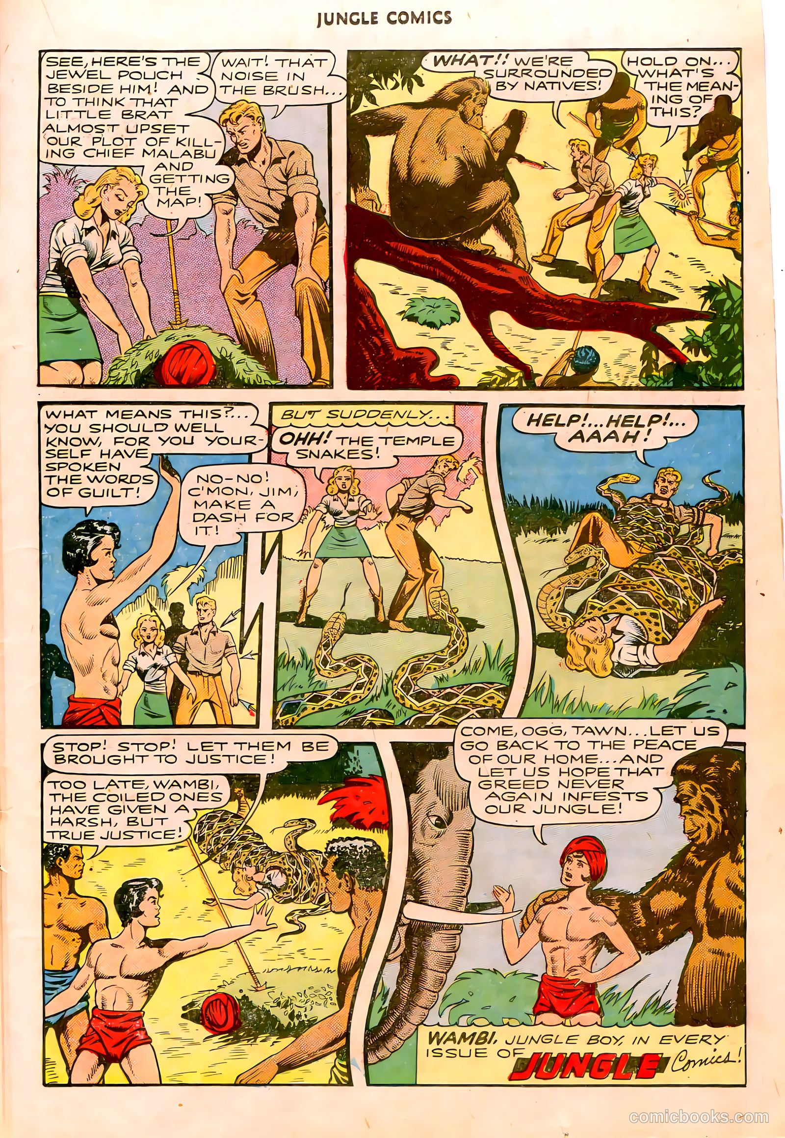 Jungle Comics #84 (1946) — page 34 of 53