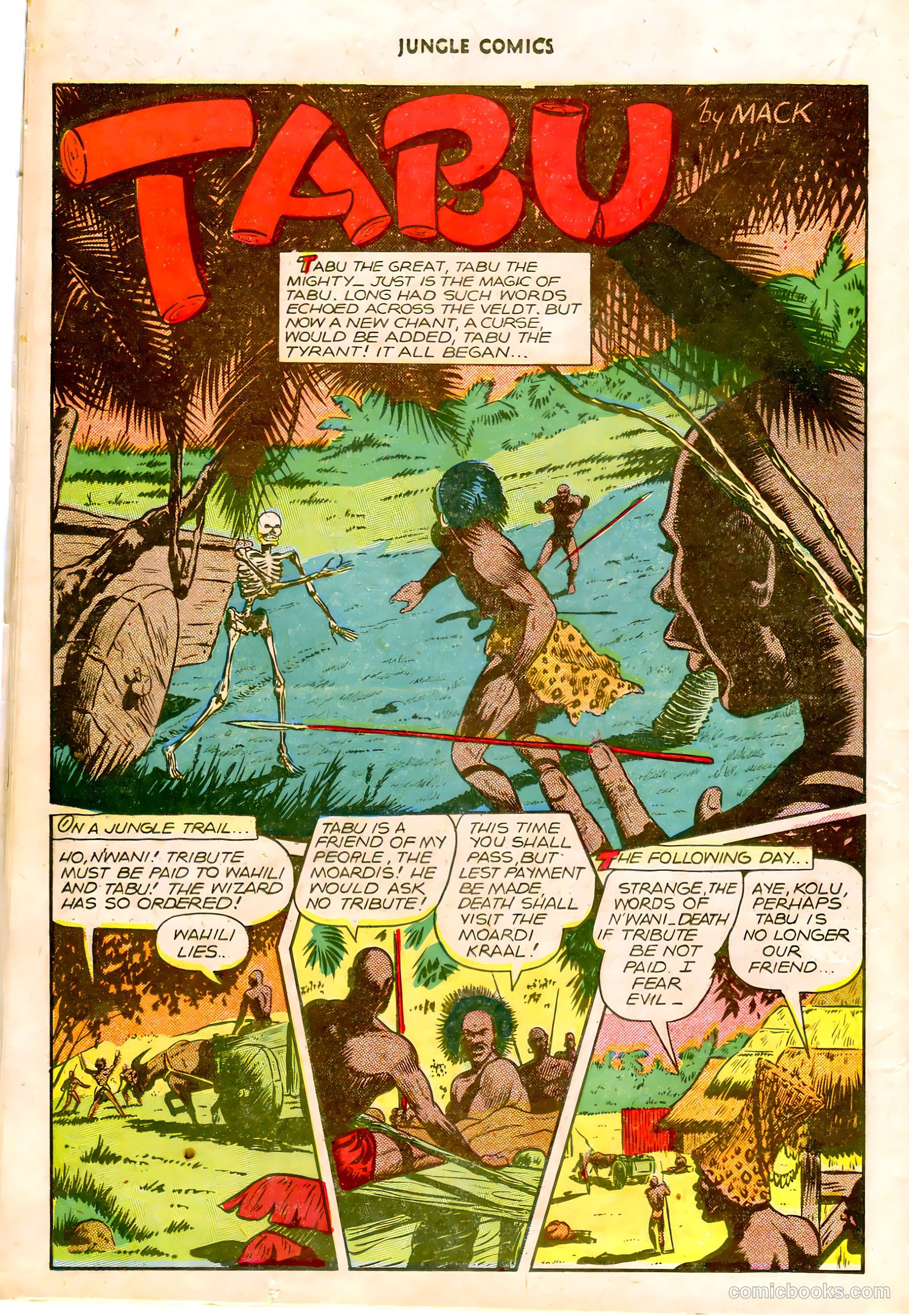 Jungle Comics #84 (1946) — page 37 of 53