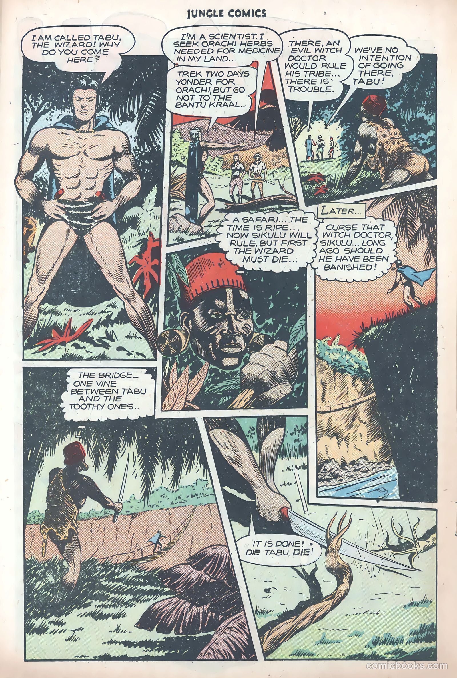 Jungle Comics #85 (1947) — page 38 of 52