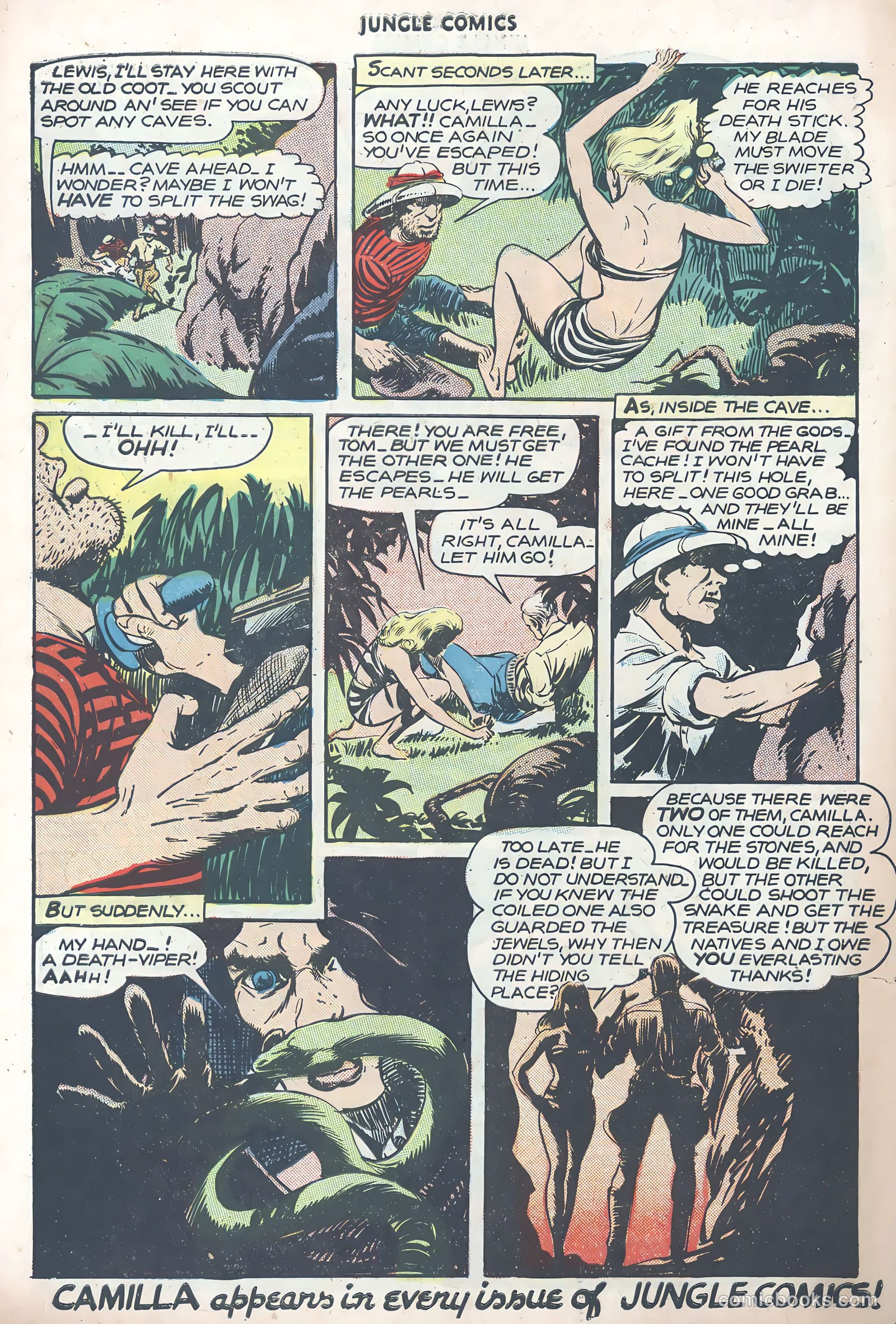 Jungle Comics #85 (1947) — page 50 of 52
