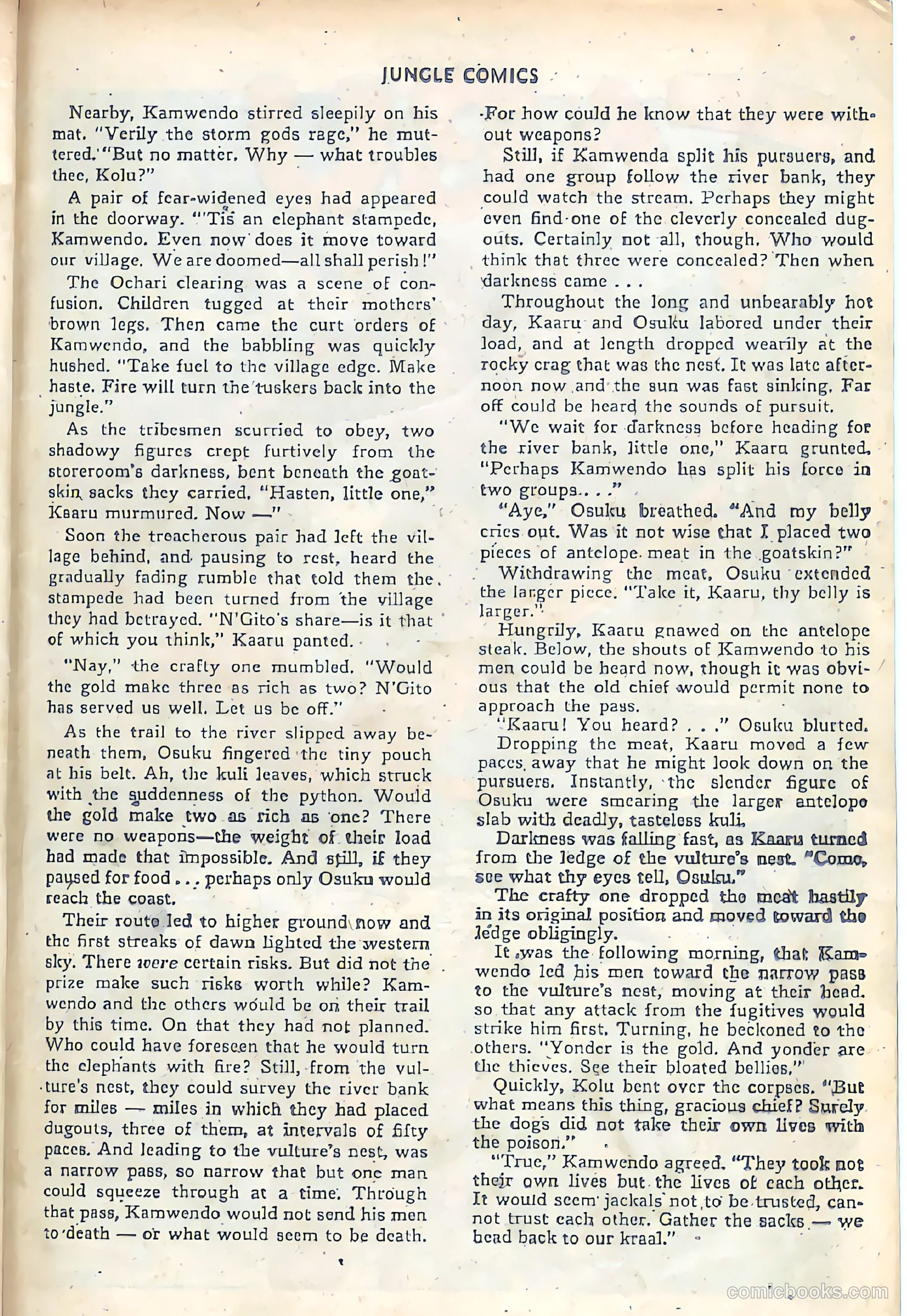 Jungle Comics #87 (1947) — page 35 of 52