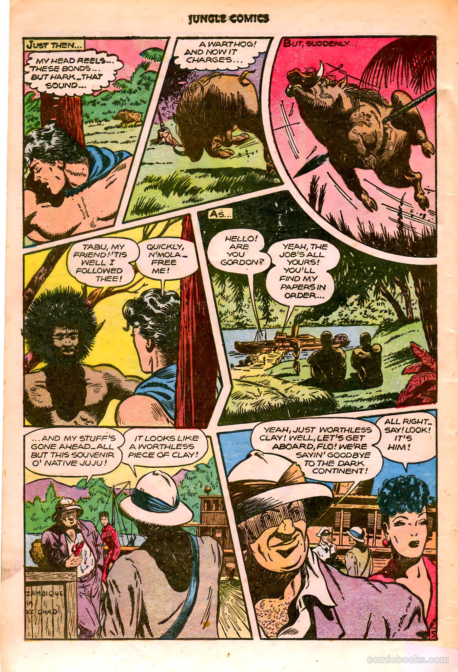 Jungle Comics #87 (1947) — page 40 of 52
