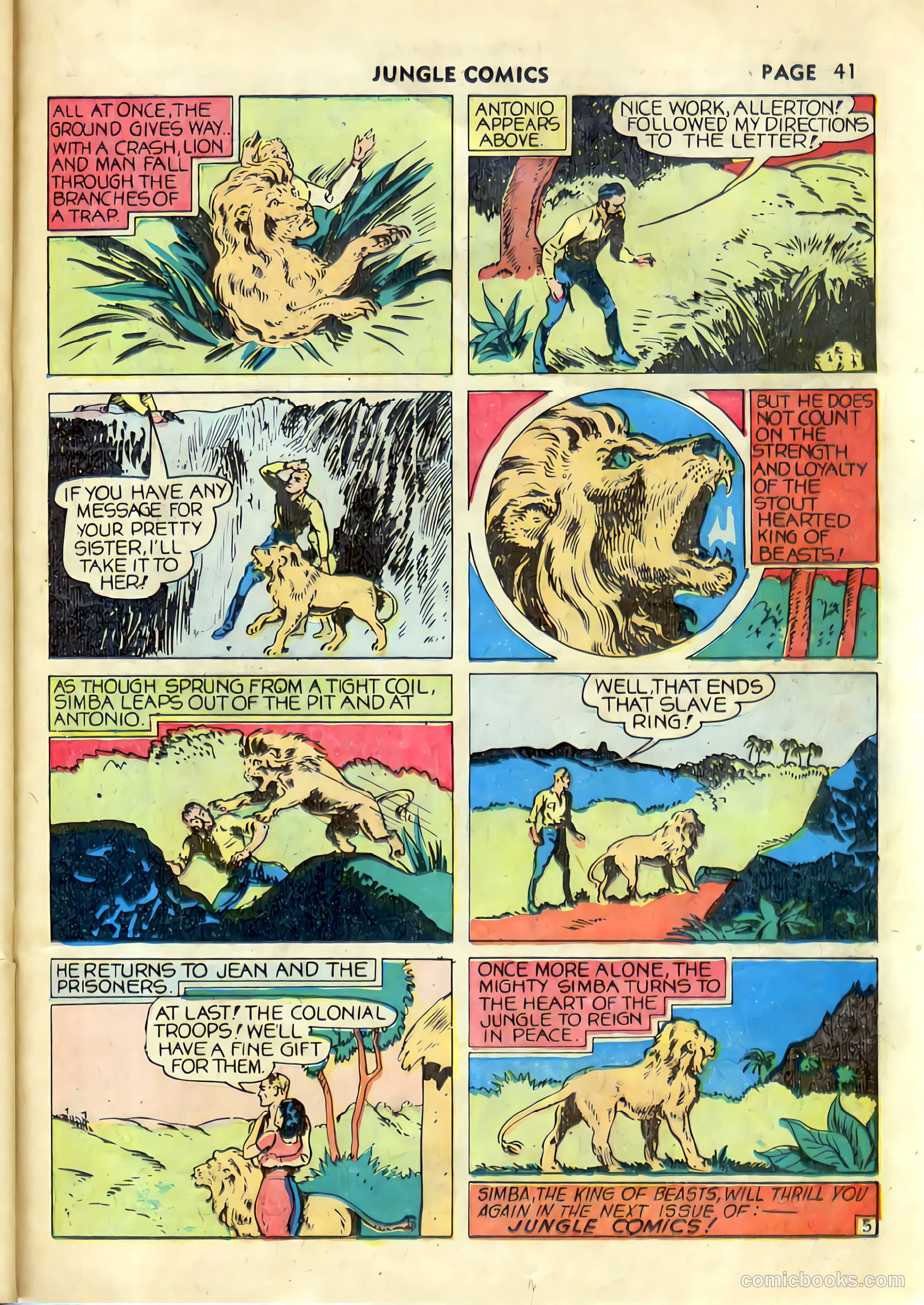 Jungle Comics #9 (1940) — page 43 of 68