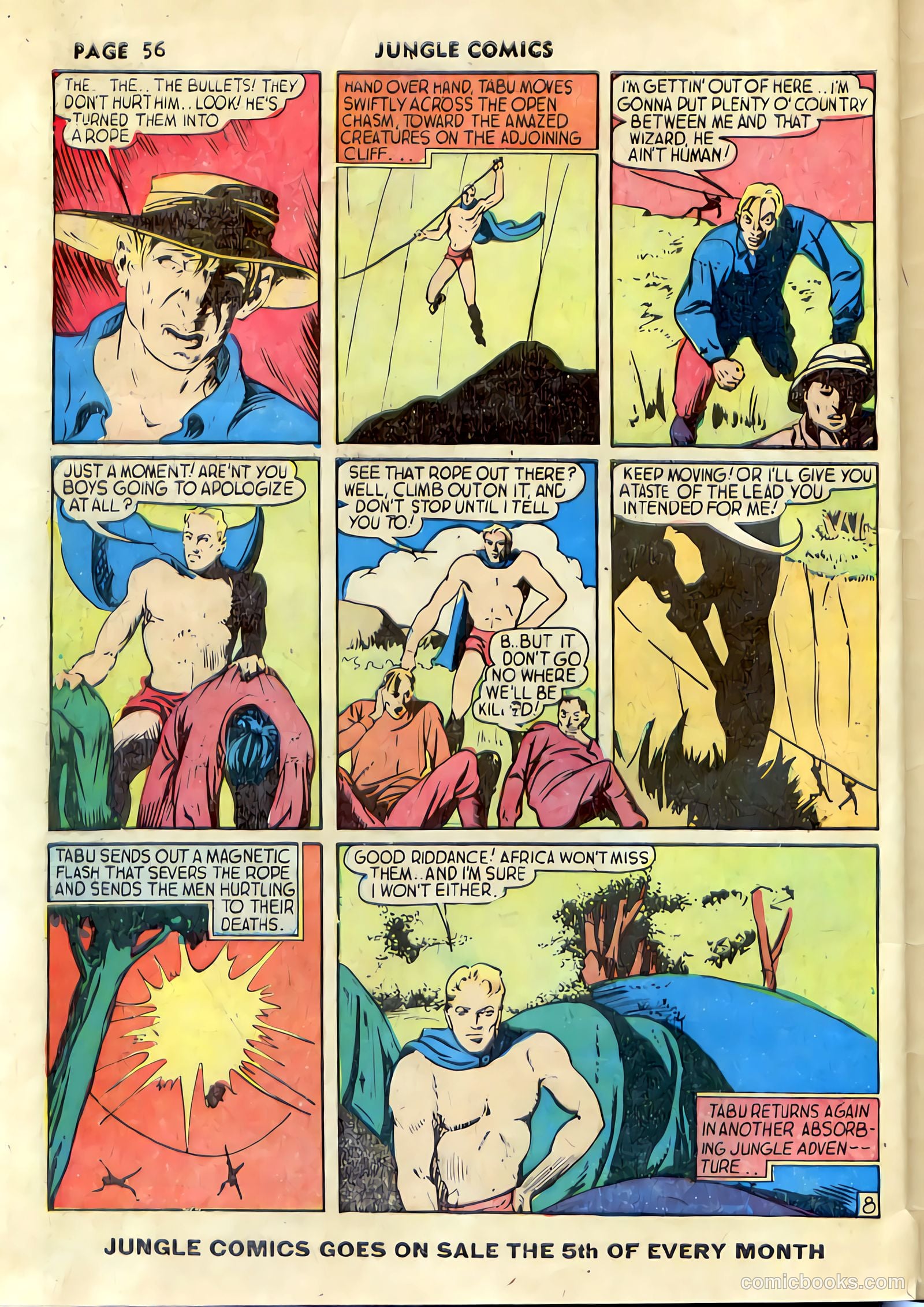 Jungle Comics #9 (1940) — page 58 of 68