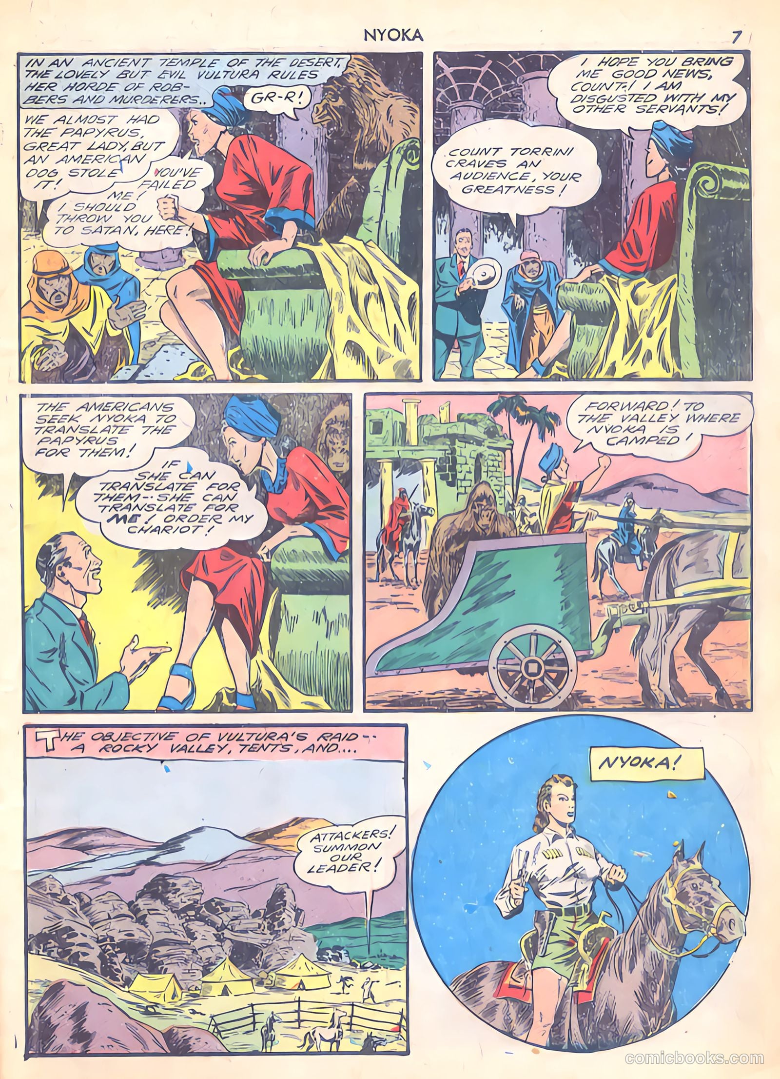 Jungle Girl #1 (1942) — page 7 of 68