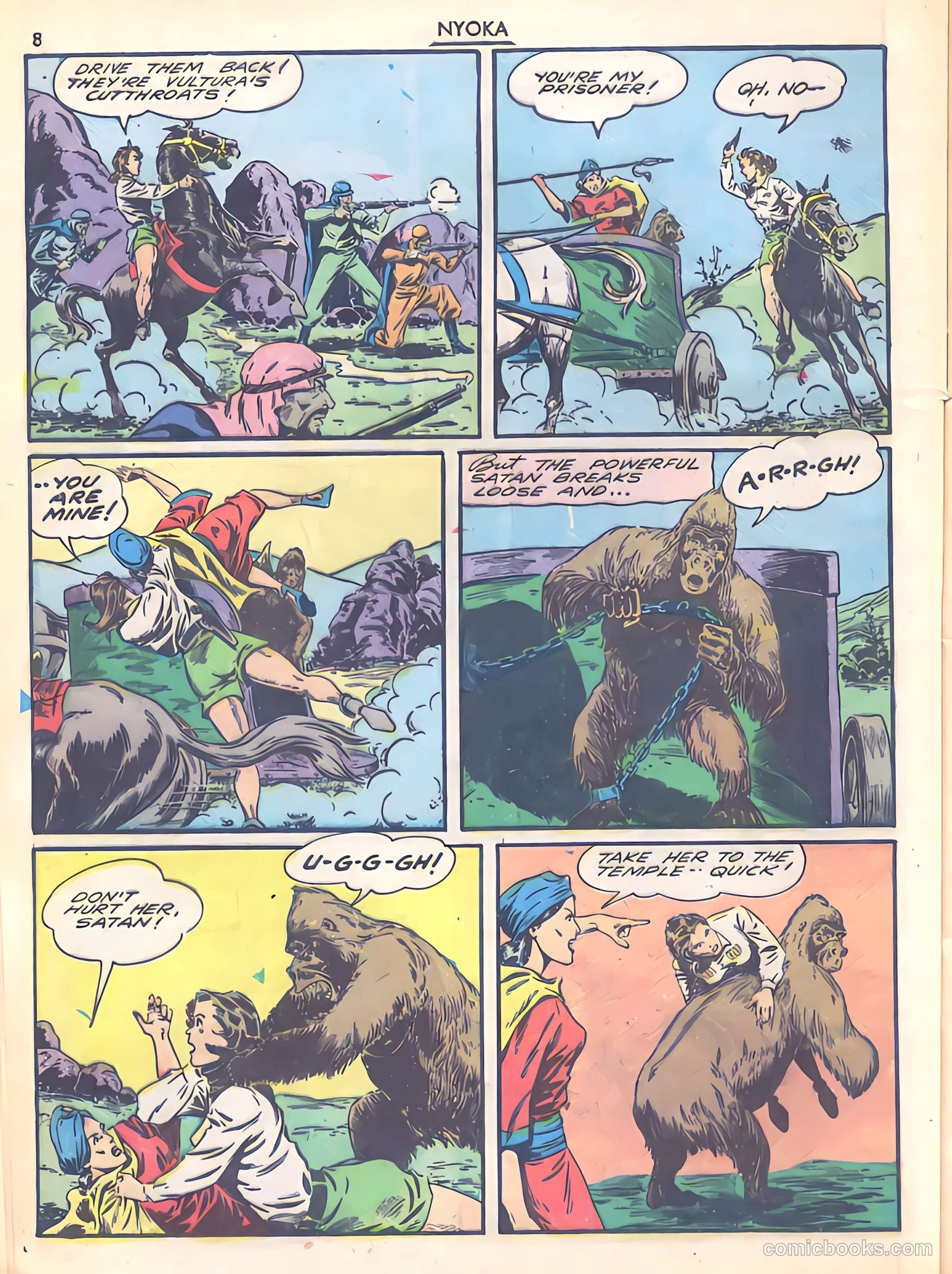Jungle Girl #1 (1942) — page 8 of 68
