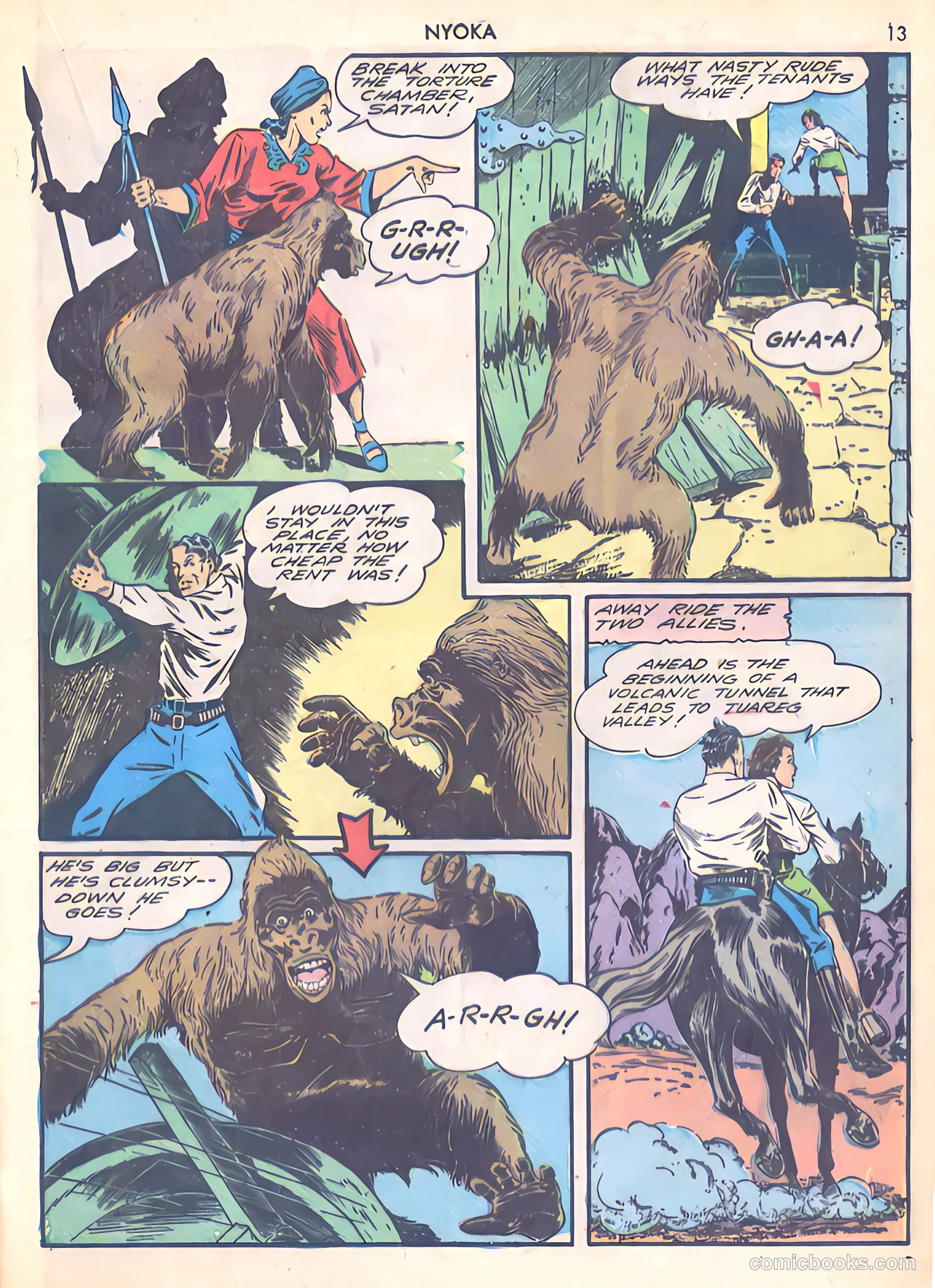 Jungle Girl #1 (1942) — page 13 of 68
