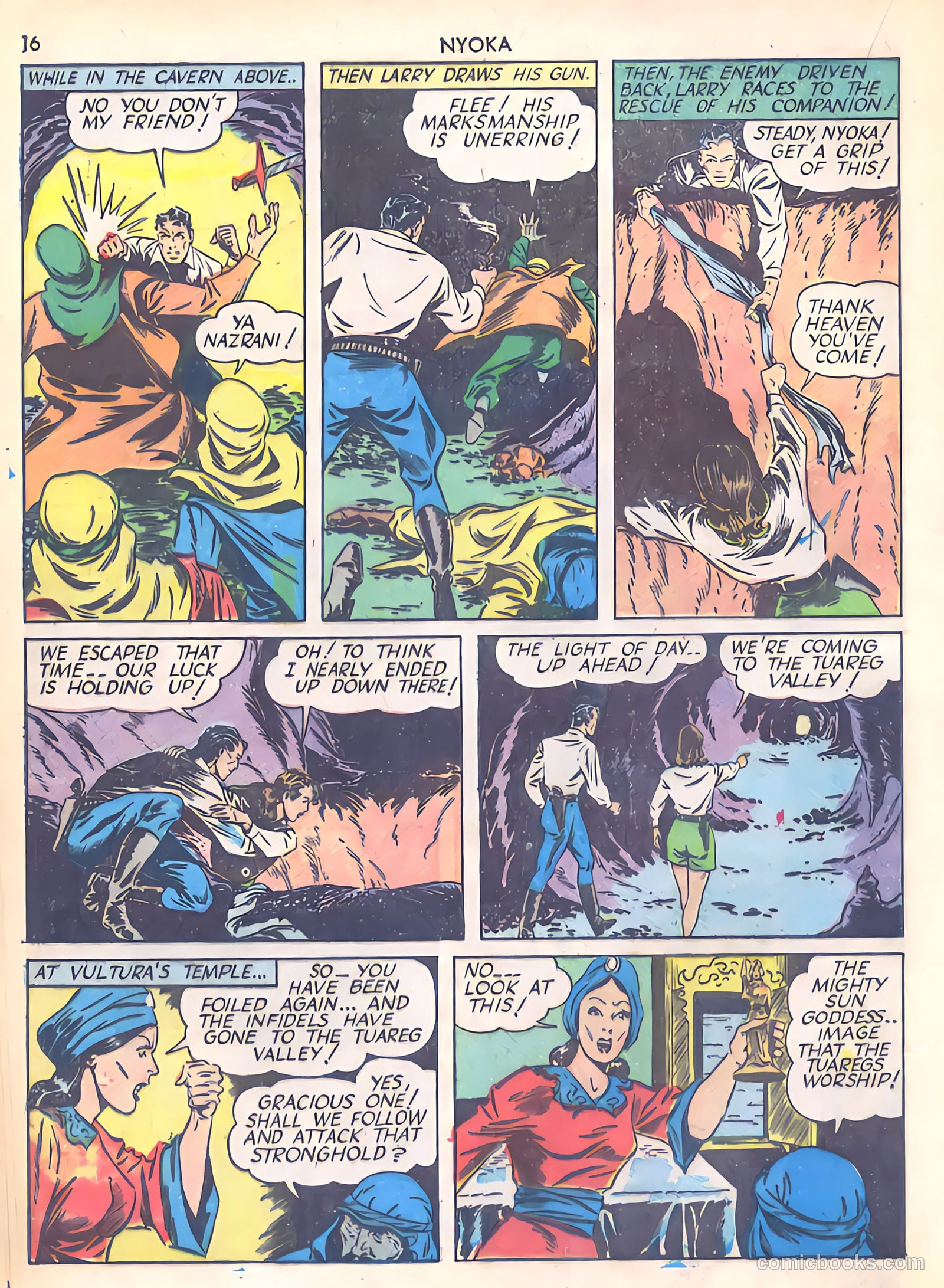 Jungle Girl #1 (1942) — page 16 of 68