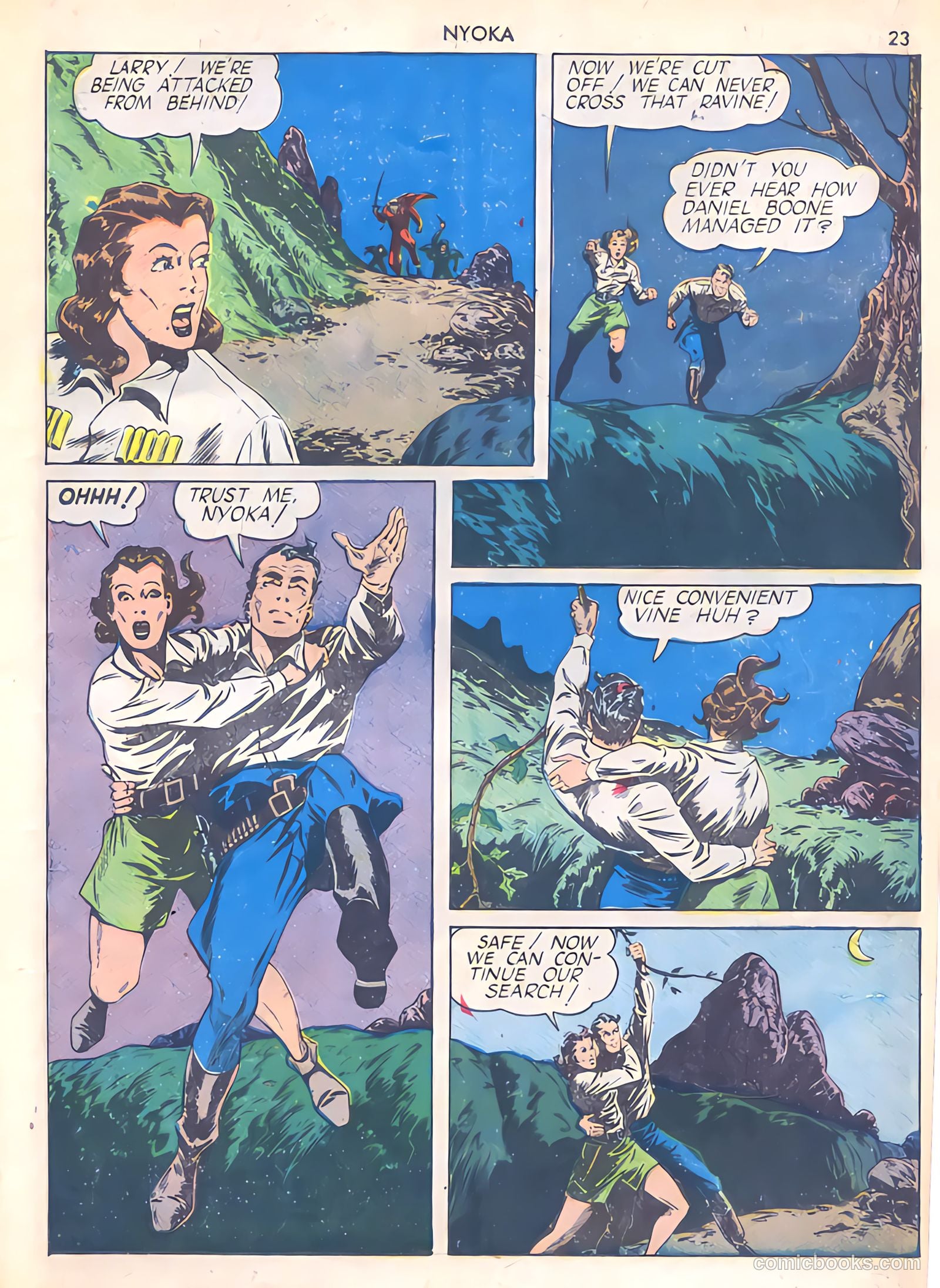 Jungle Girl #1 (1942) — page 23 of 68