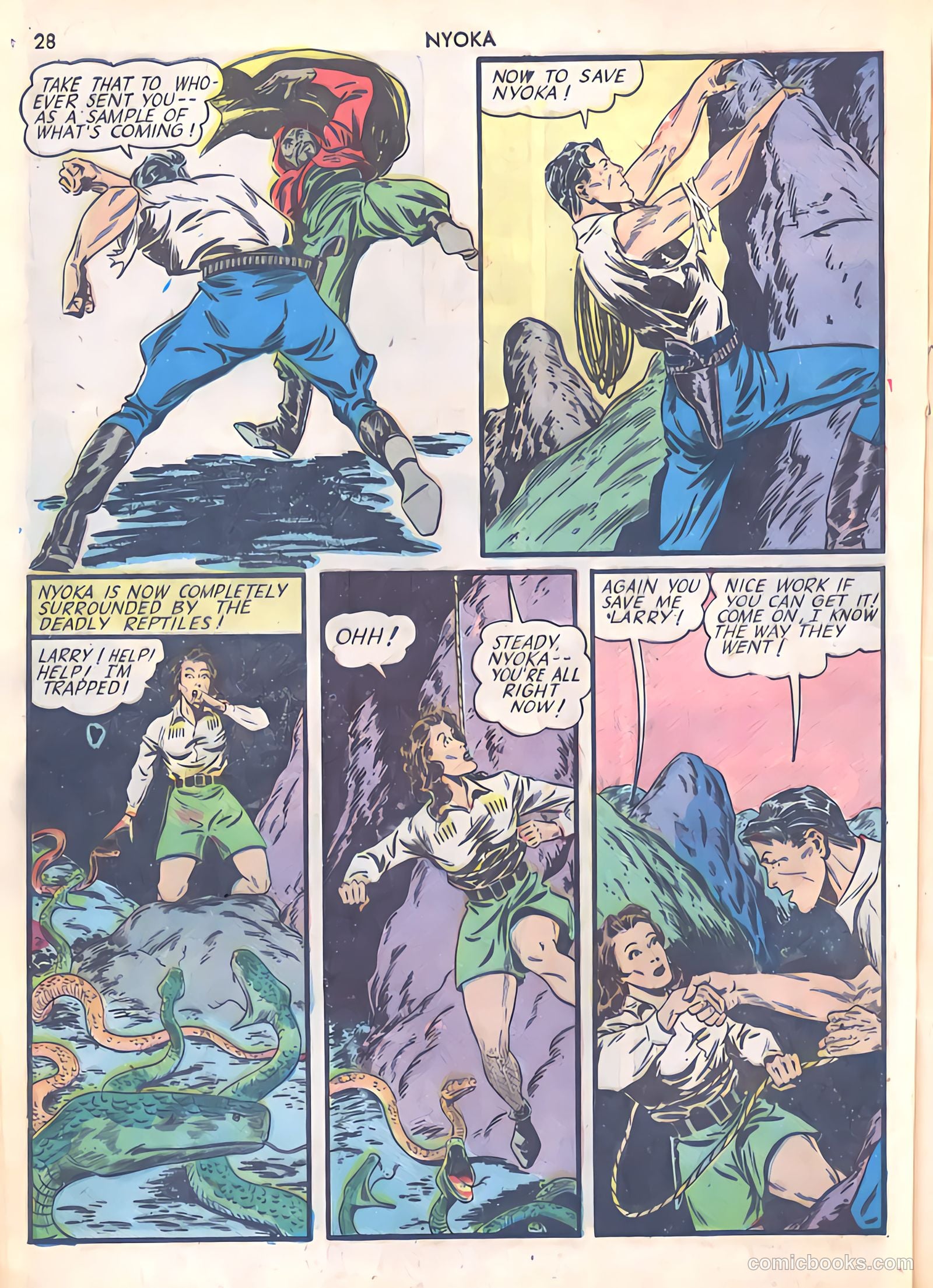 Jungle Girl #1 (1942) — page 28 of 68