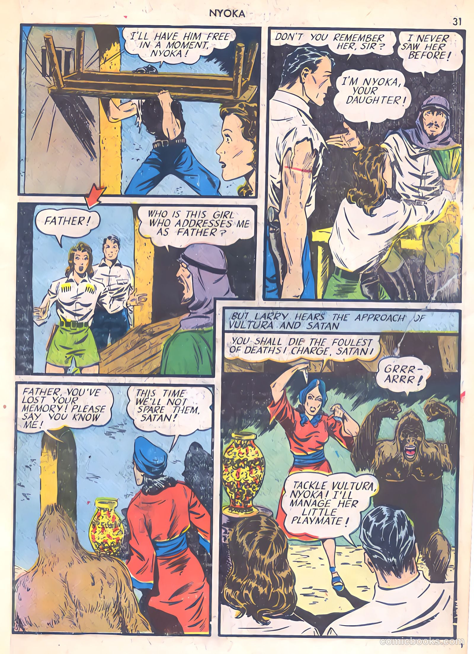 Jungle Girl #1 (1942) — page 31 of 68