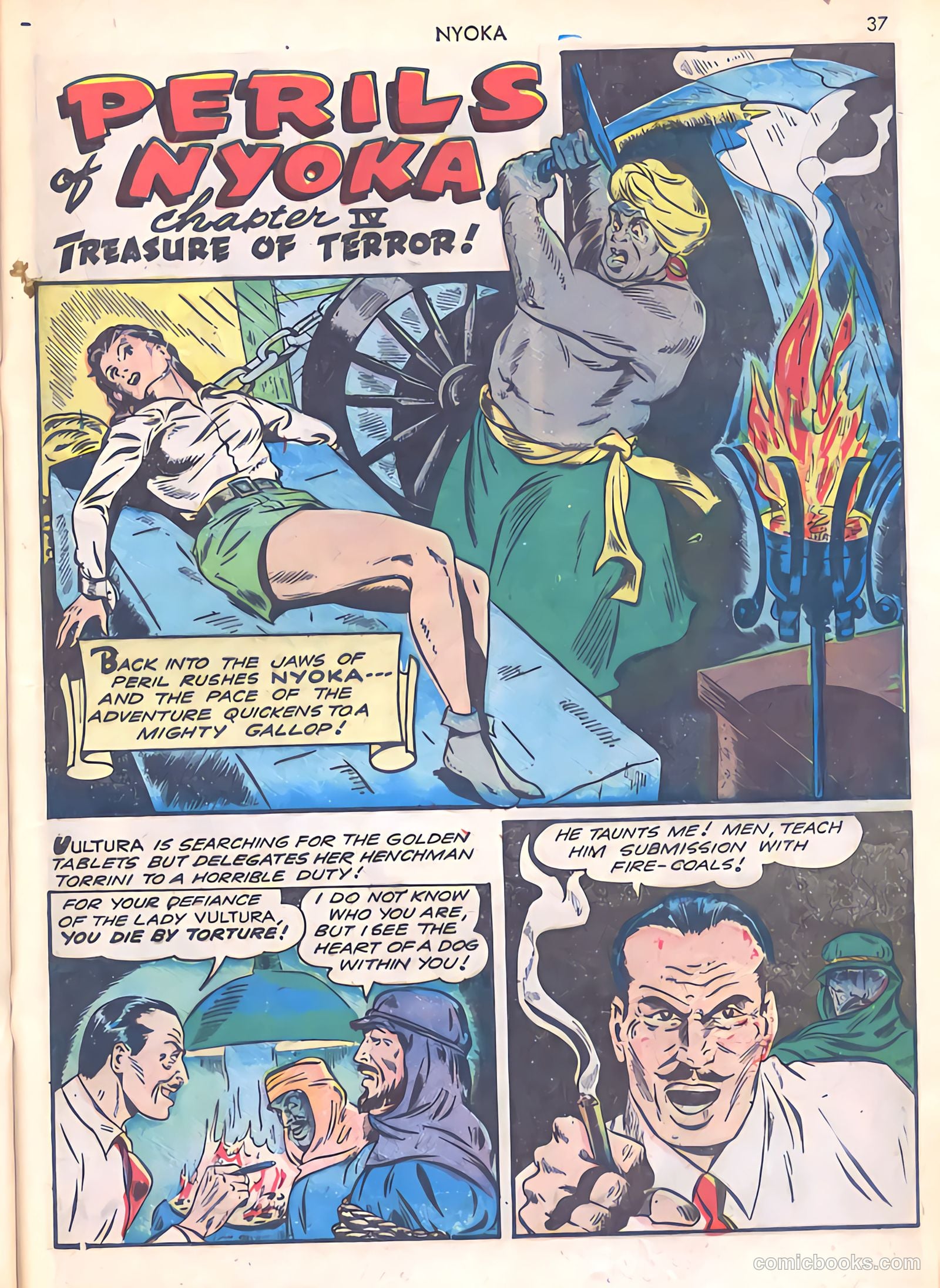 Jungle Girl #1 (1942) — page 37 of 68