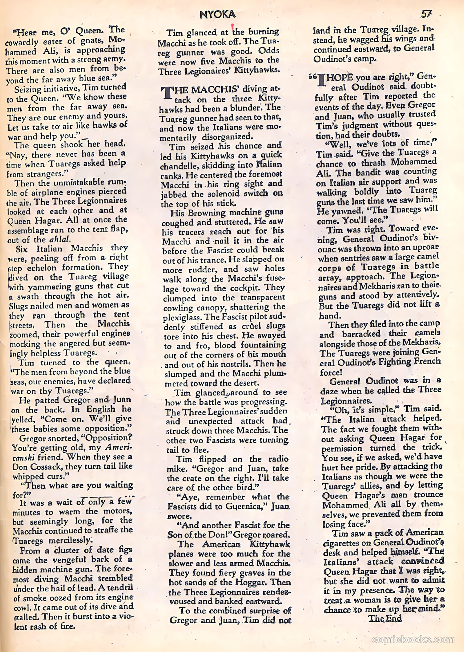 Jungle Girl #1 (1942) — page 57 of 68