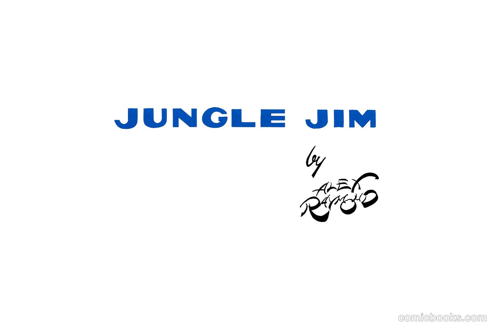 Jungle Jim #1 — page 3 of 111