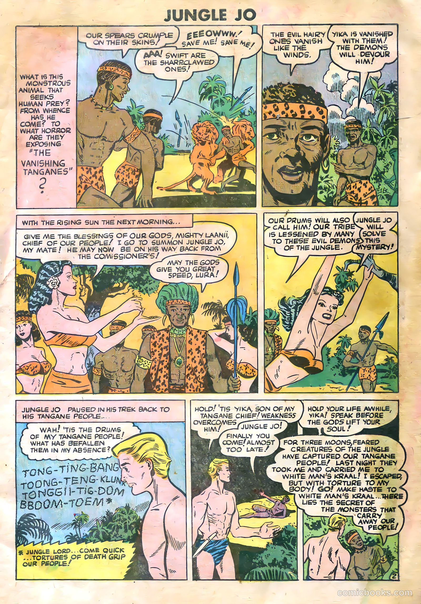 Jungle Jo #1 (1950) — page 3 of 36
